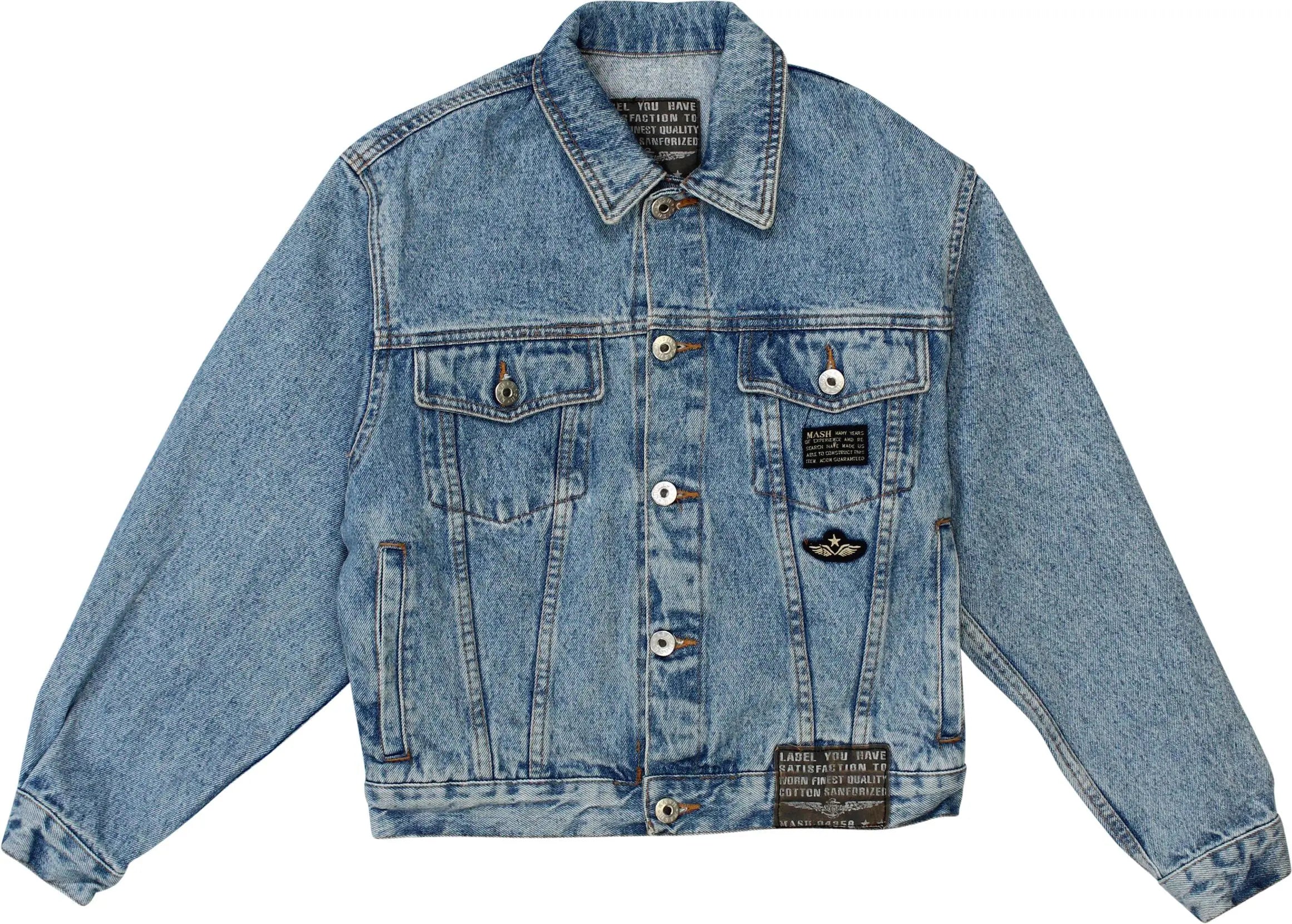Mash - Blue Denim Jacket- ThriftTale.com - Vintage and second handclothing