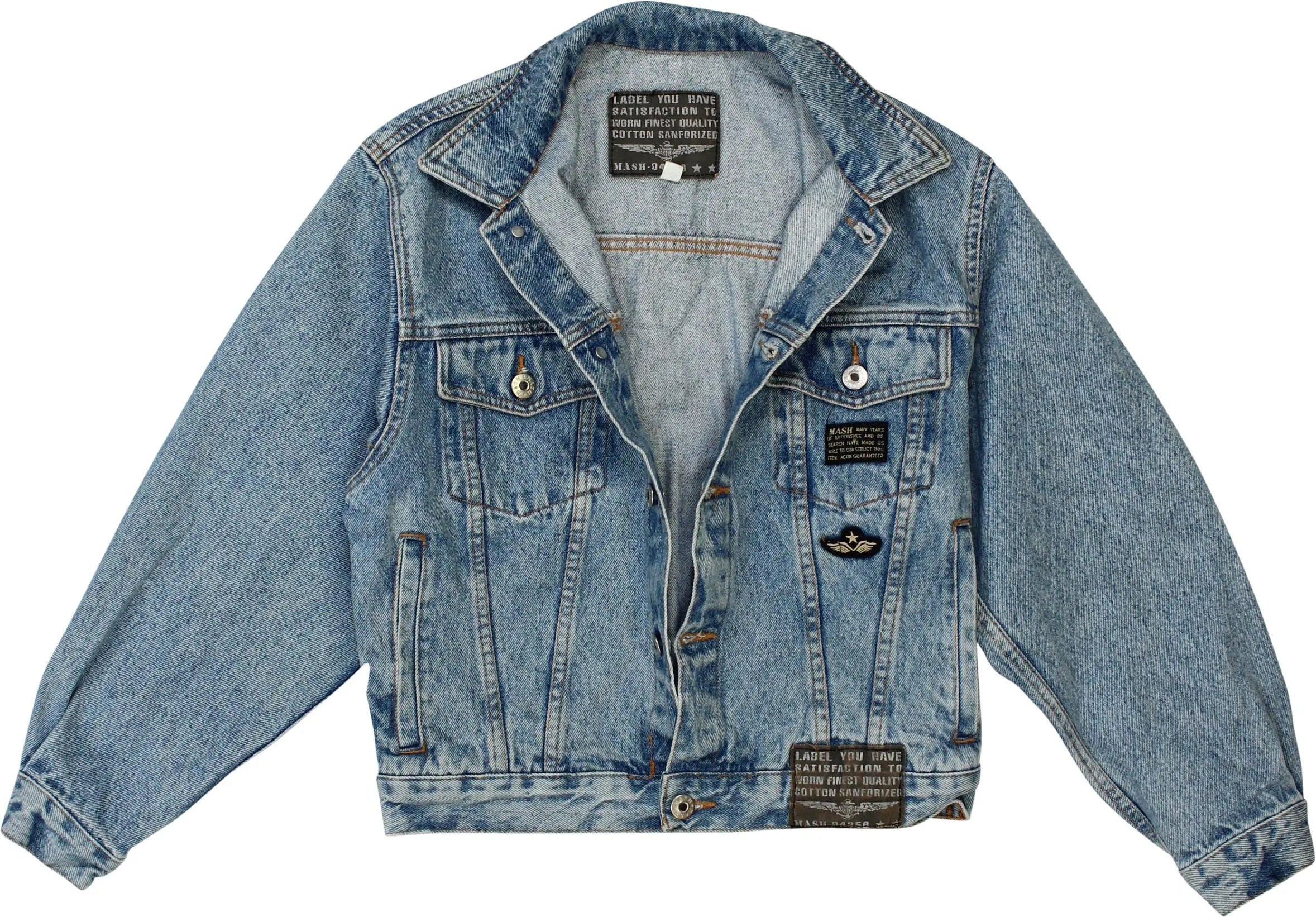 Mash - Blue Denim Jacket- ThriftTale.com - Vintage and second handclothing