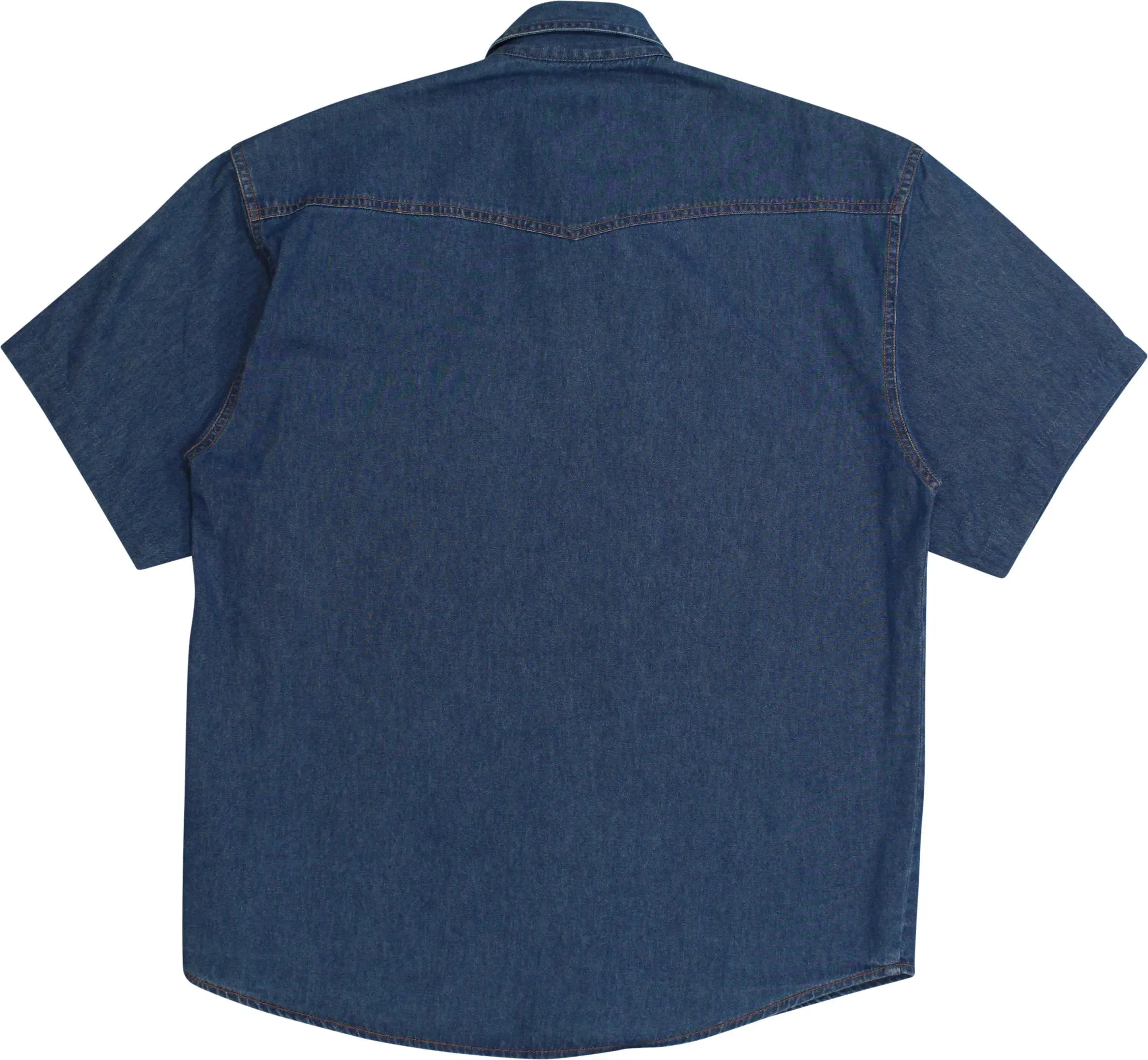 Master - Vintage Short Sleeve Denim Shirt- ThriftTale.com - Vintage and second handclothing