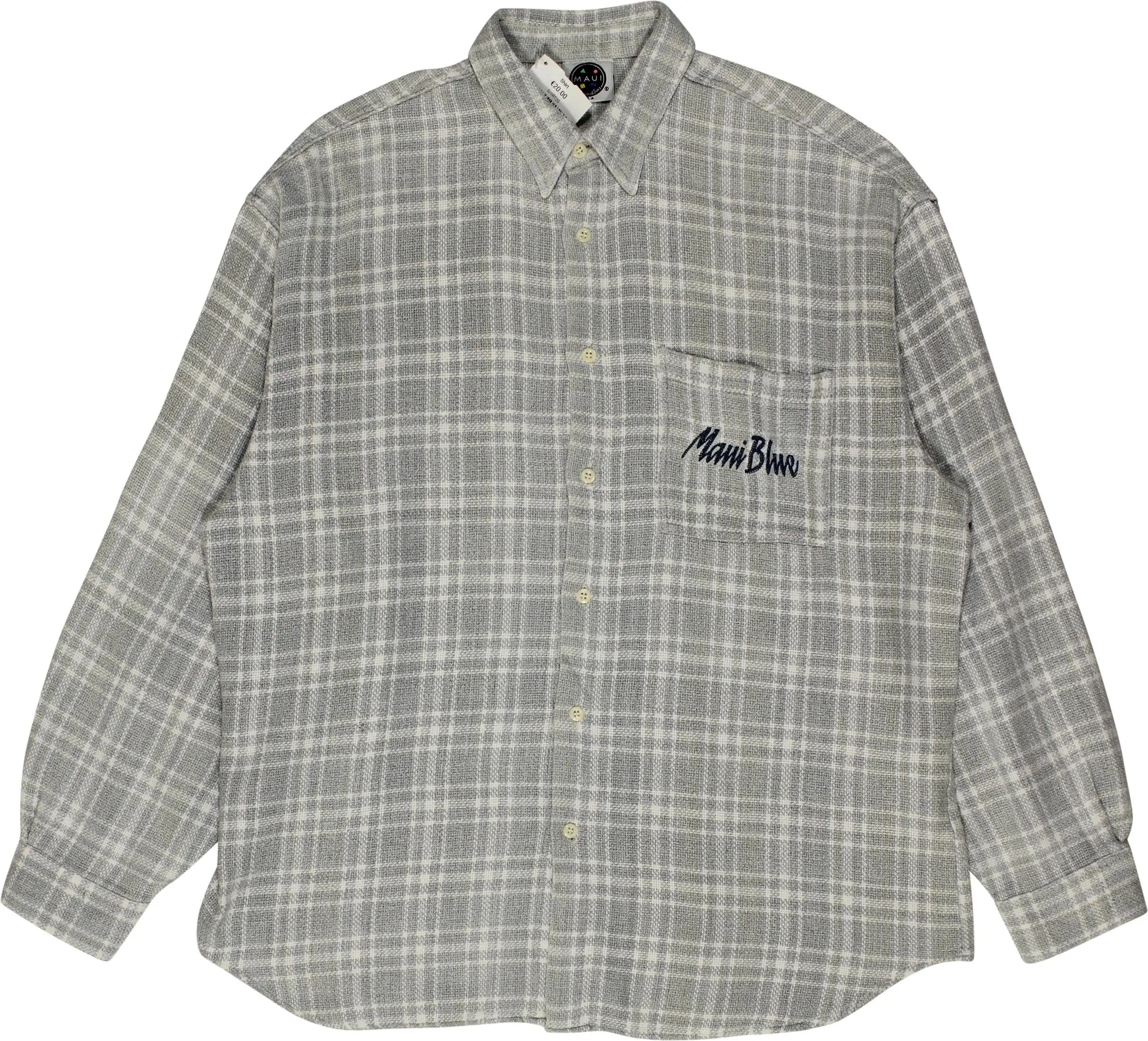 Maui and Sons - Checkered Shirt- ThriftTale.com - Vintage and second handclothing