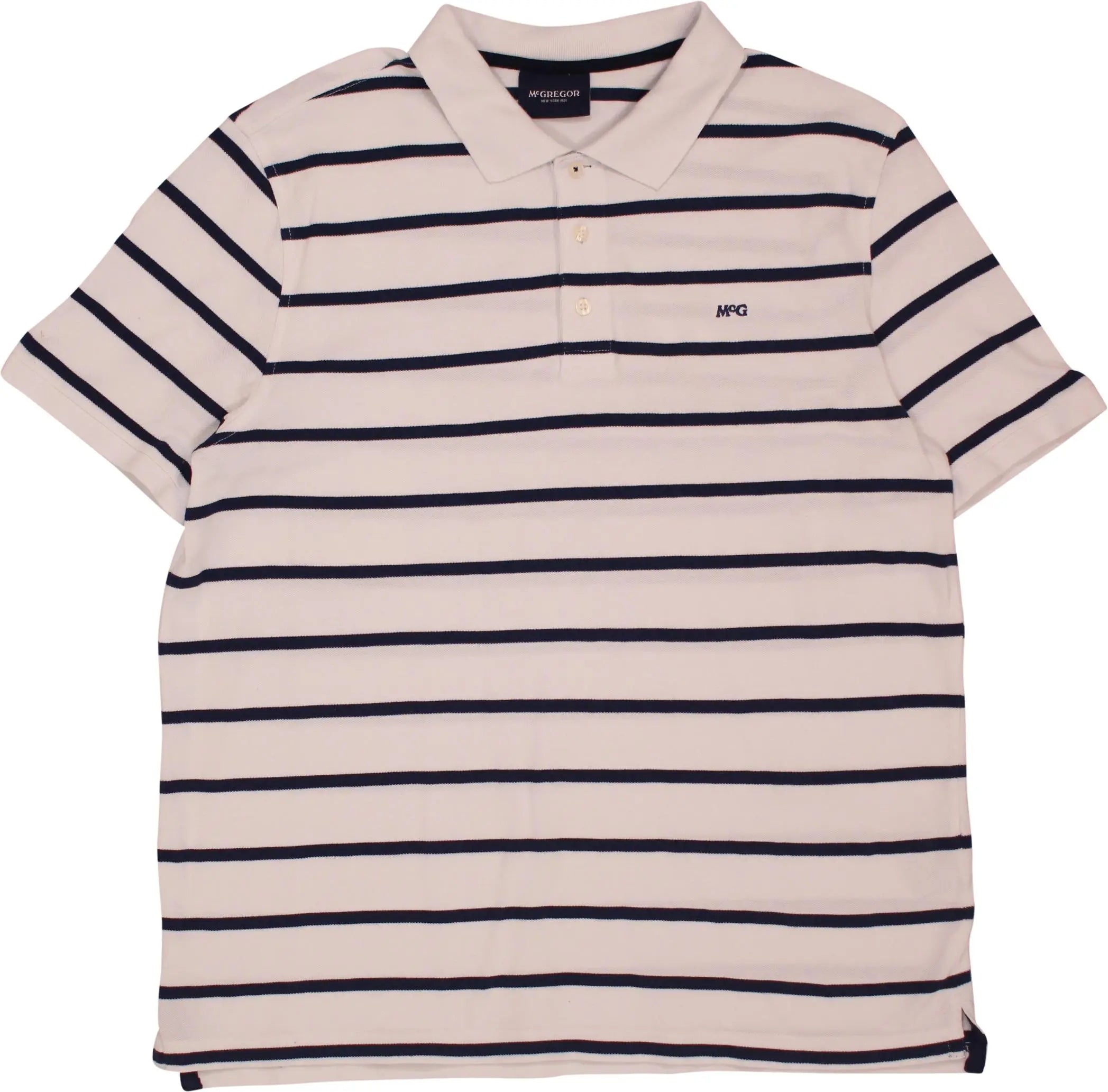 Mc Gregor - Polo Shirt with Stripes- ThriftTale.com - Vintage and second handclothing