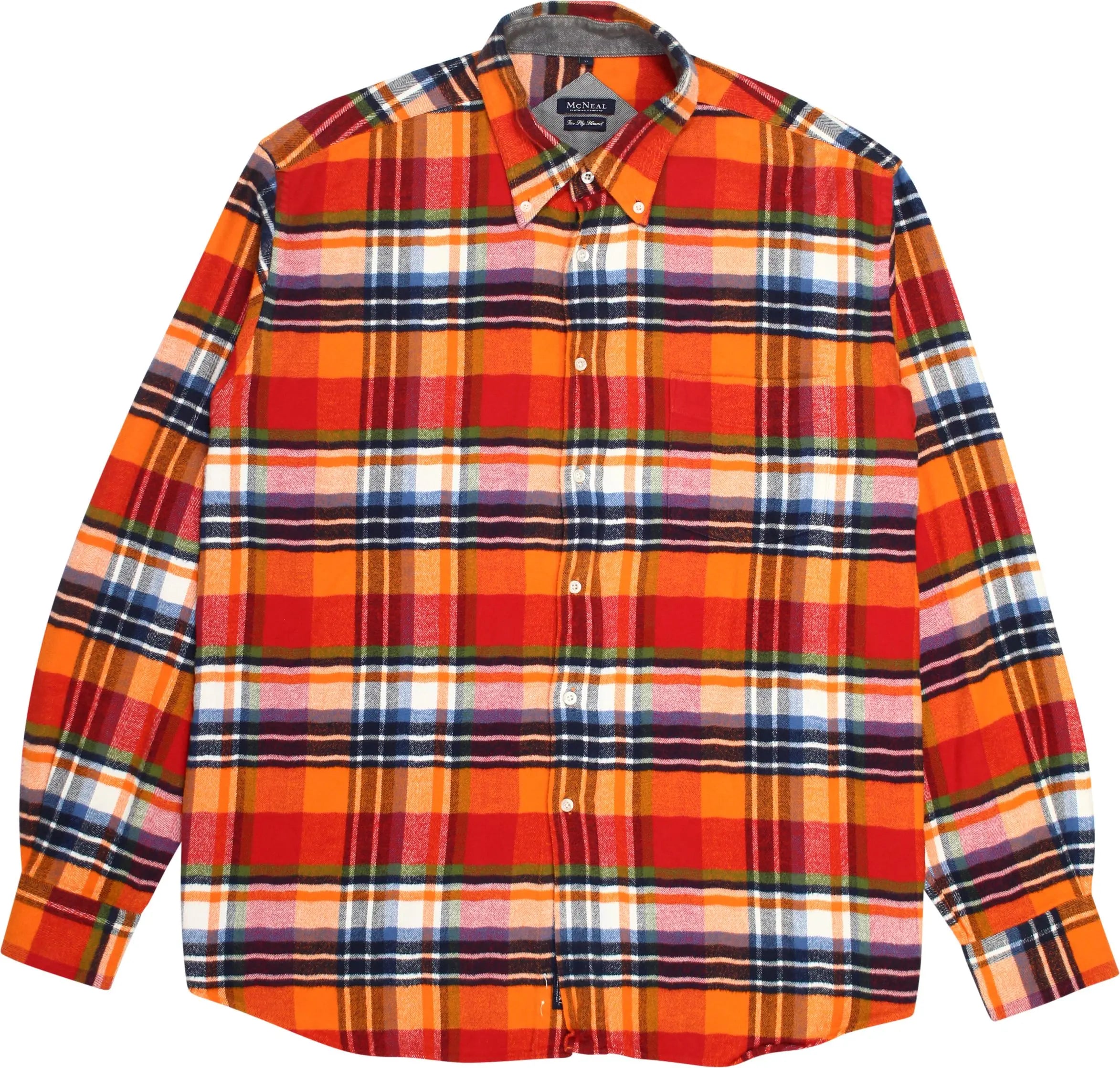 McNeal - Checked Flannel Shirt by McNeal- ThriftTale.com - Vintage and second handclothing