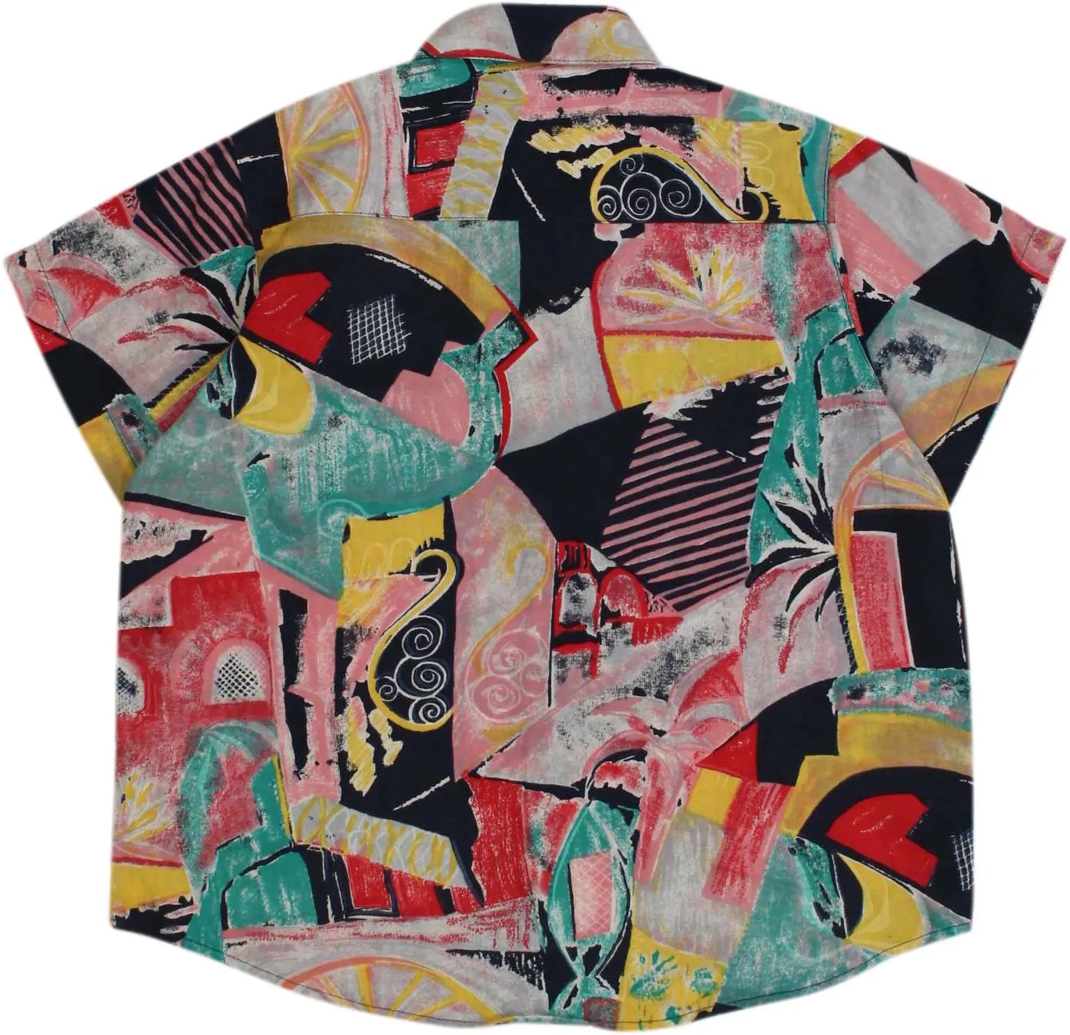 Melville - Colourful Blouse- ThriftTale.com - Vintage and second handclothing