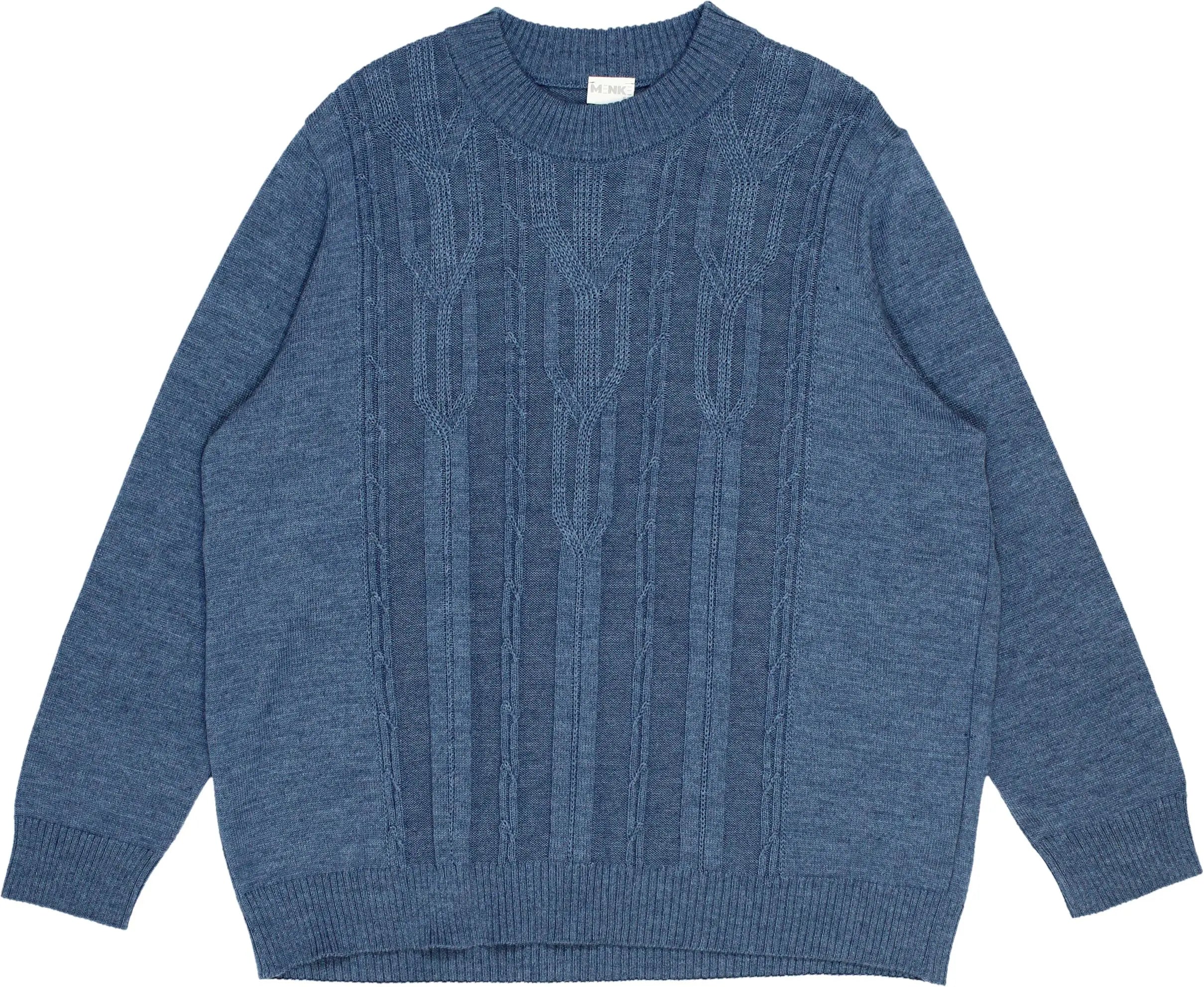 Menke - Wool Blend Cable Knit Jumper- ThriftTale.com - Vintage and second handclothing