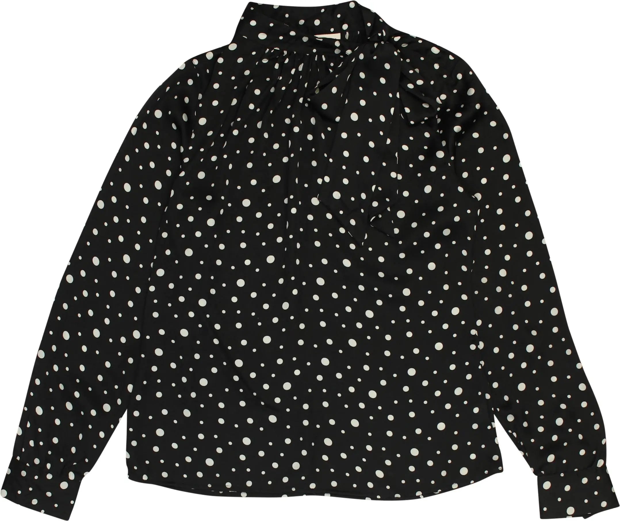 Merona - Polkadot Blouse- ThriftTale.com - Vintage and second handclothing