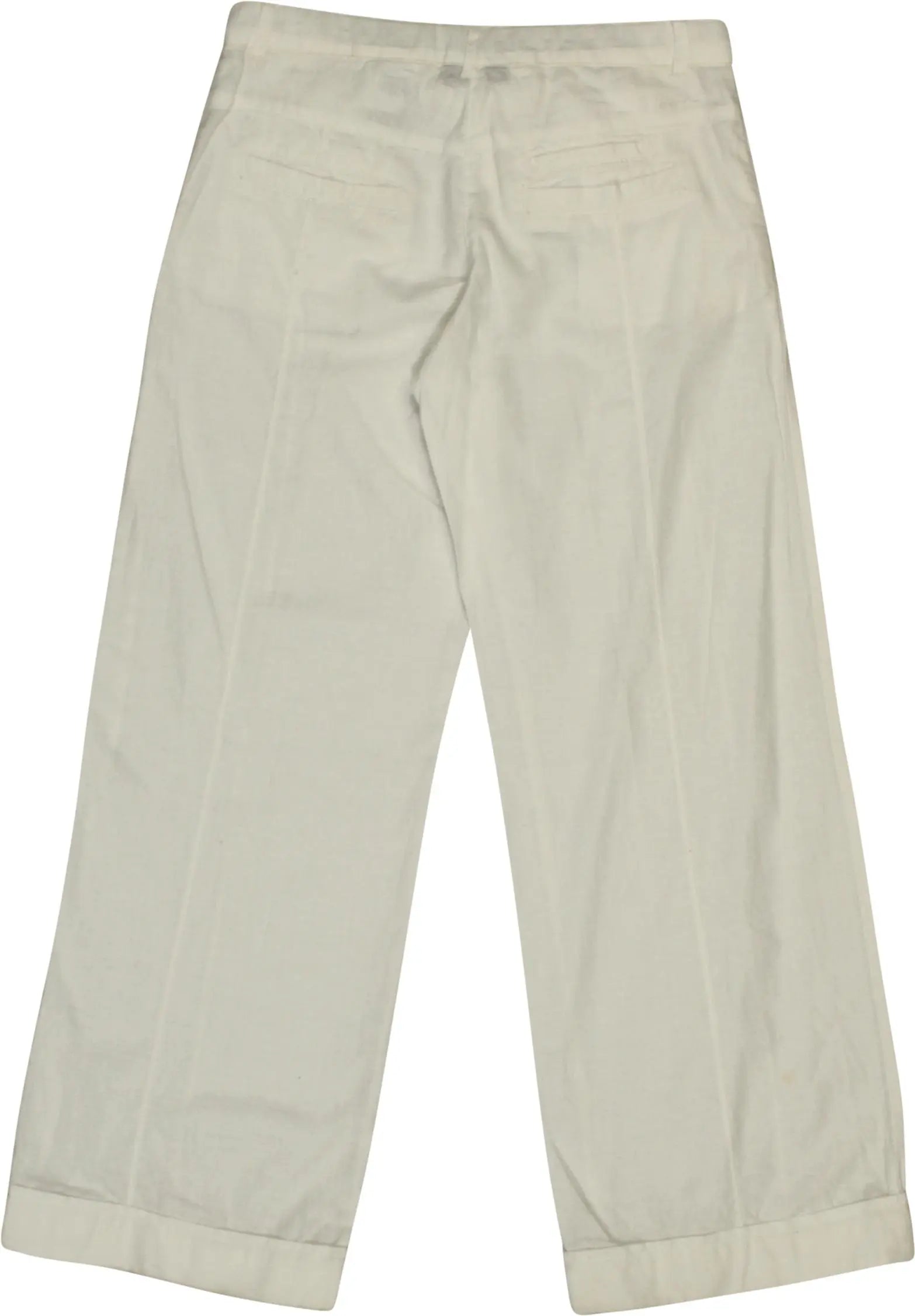 Mexx - Linen Blend Trousers- ThriftTale.com - Vintage and second handclothing