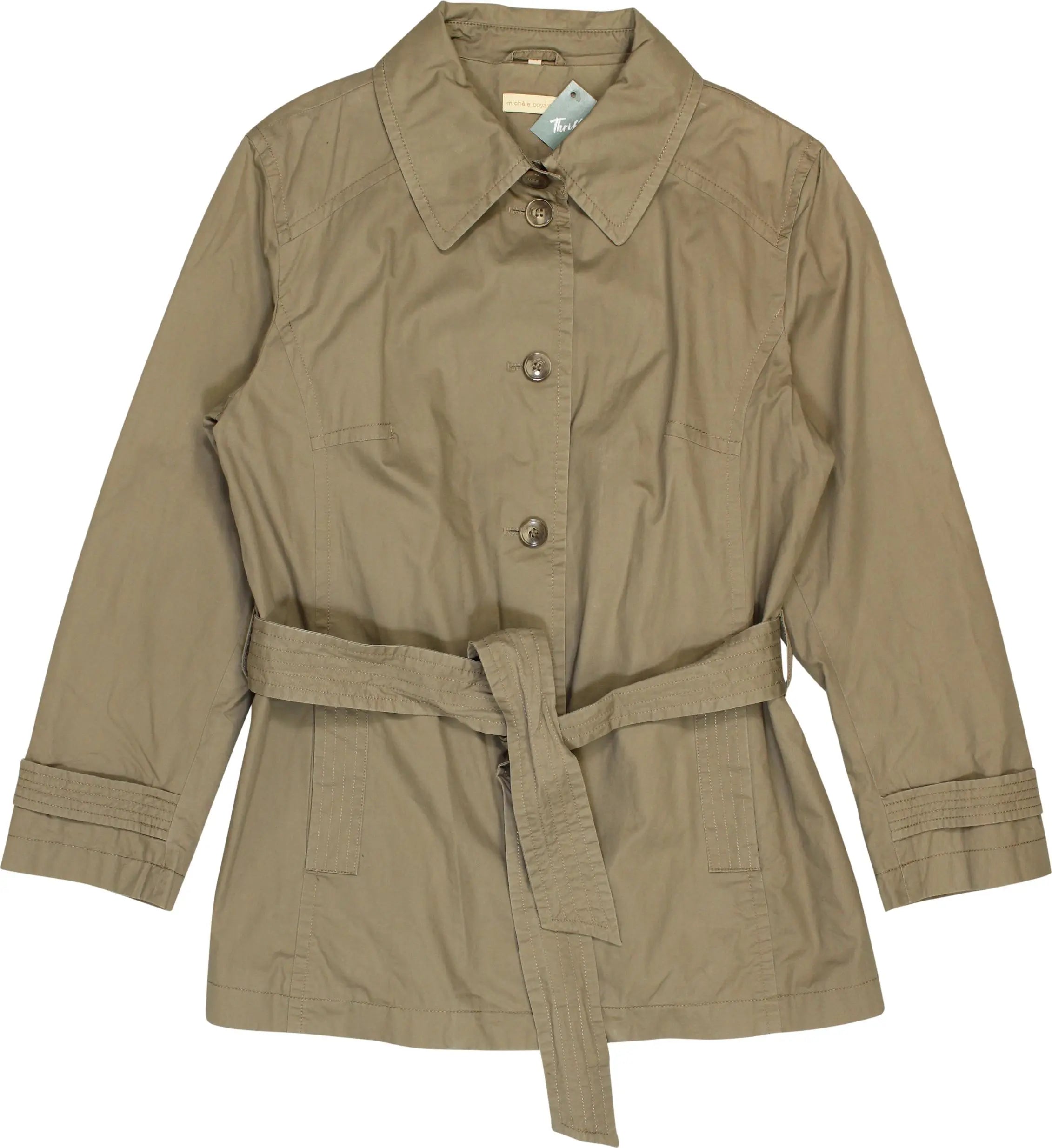 Michèle Boyard - Short Trenchcoat- ThriftTale.com - Vintage and second handclothing