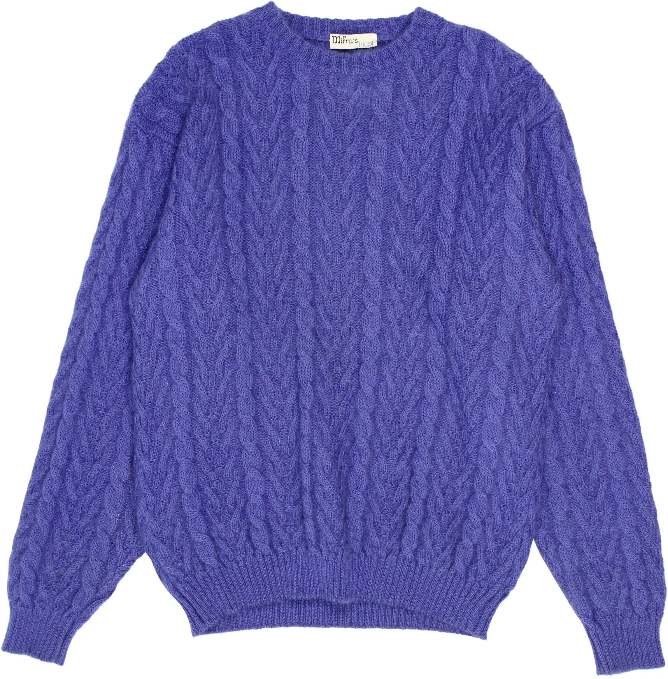 Mifra's Tricot - Knitted Jumper- ThriftTale.com - Vintage and second handclothing
