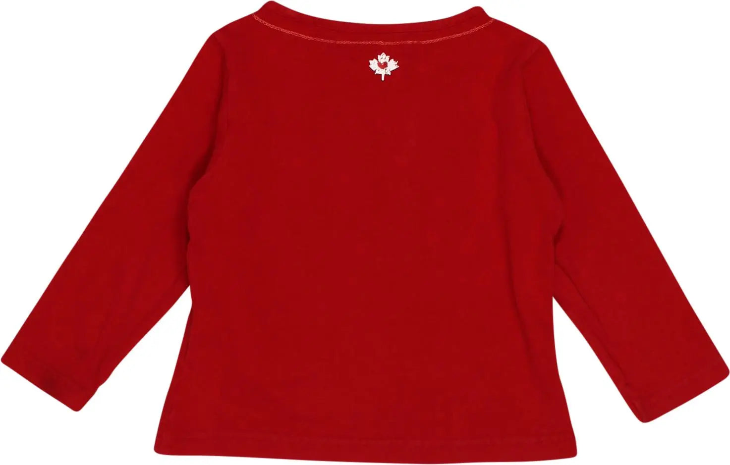 Mini Stars - Red Long Sleeve T-shirt- ThriftTale.com - Vintage and second handclothing