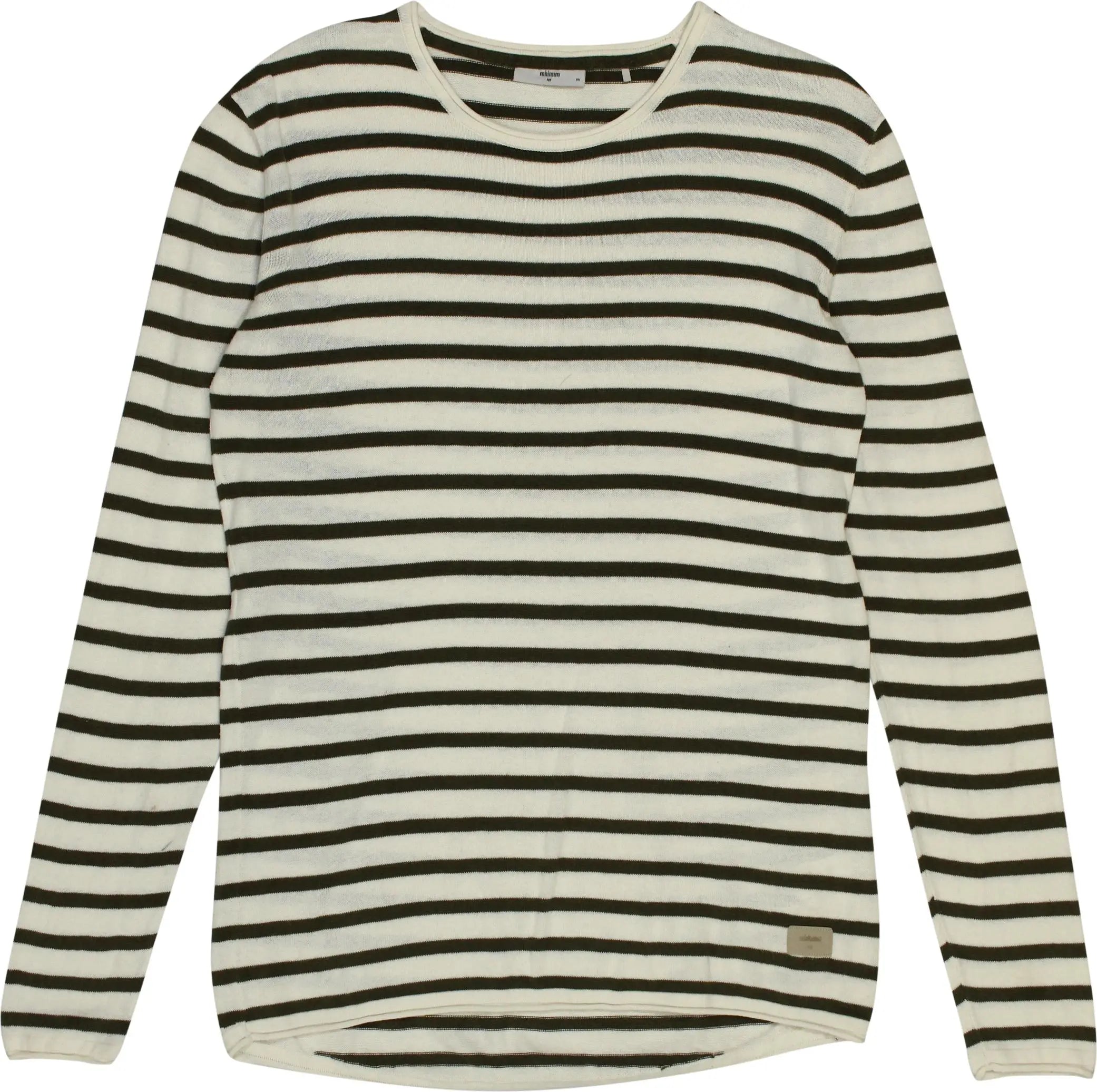 Minimum - Striped Knitted Long Sleeve Shirt- ThriftTale.com - Vintage and second handclothing
