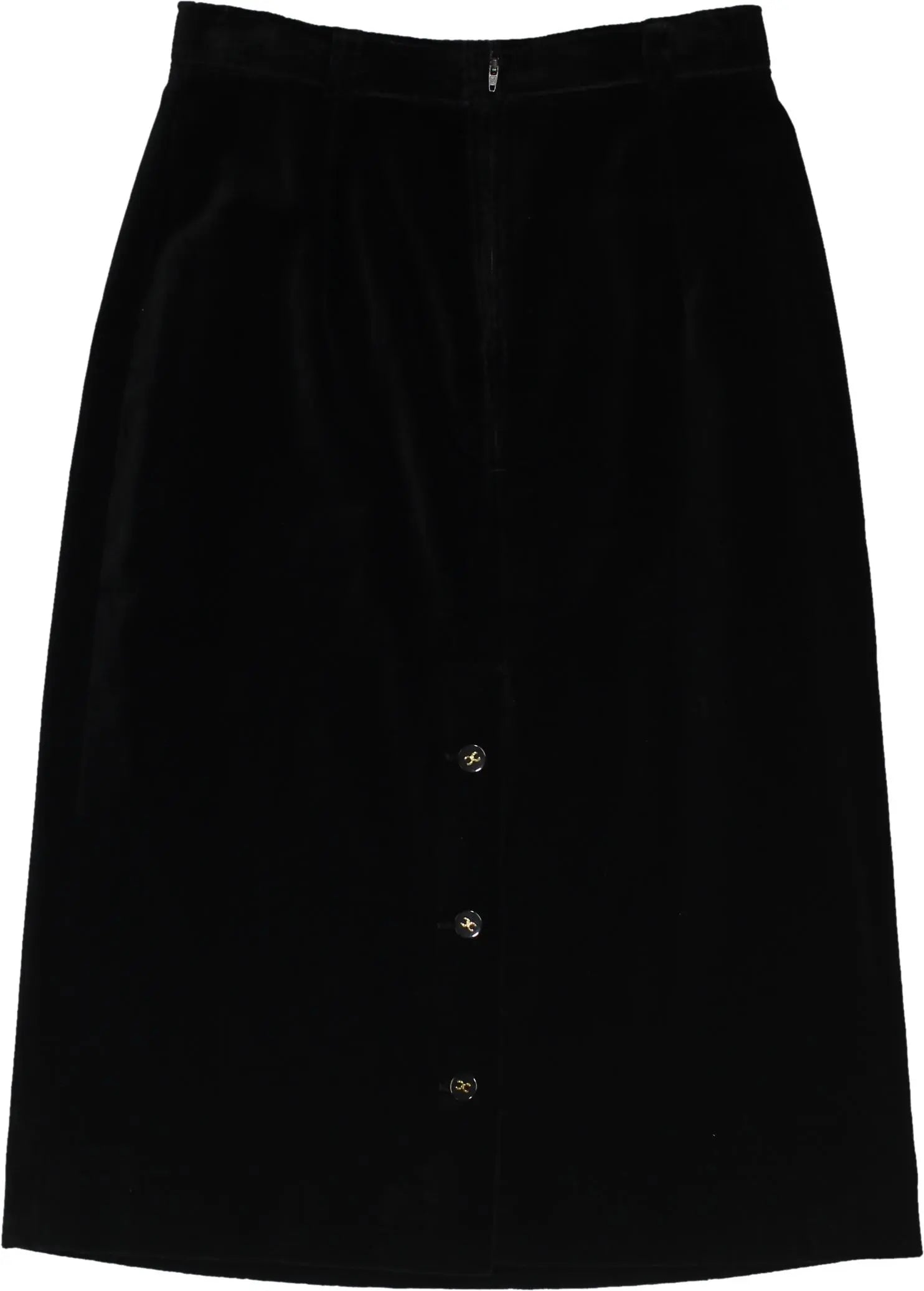 Mino - Velvet Skirt- ThriftTale.com - Vintage and second handclothing