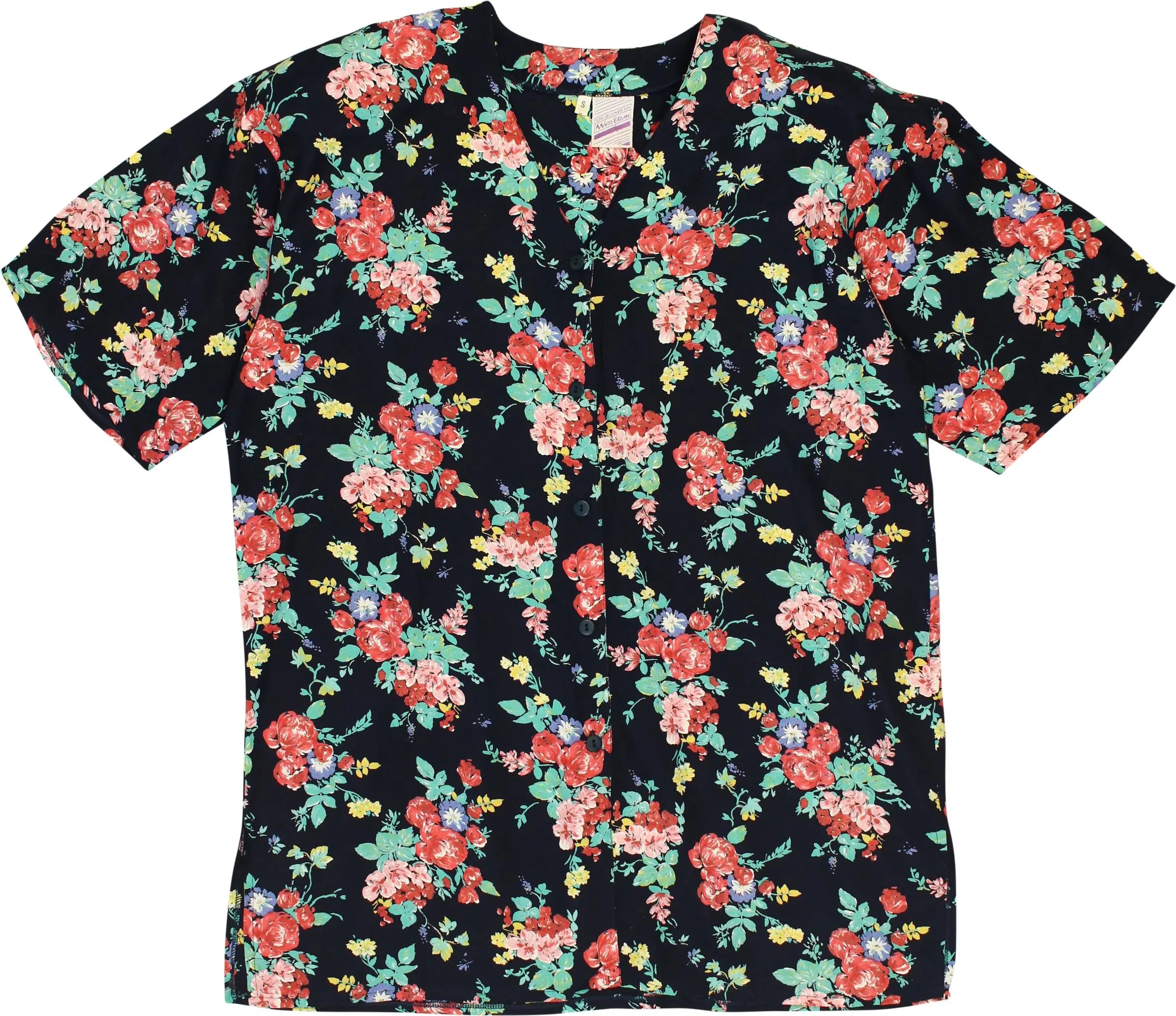 Miss Etam - 80s Floral Shirt- ThriftTale.com - Vintage and second handclothing
