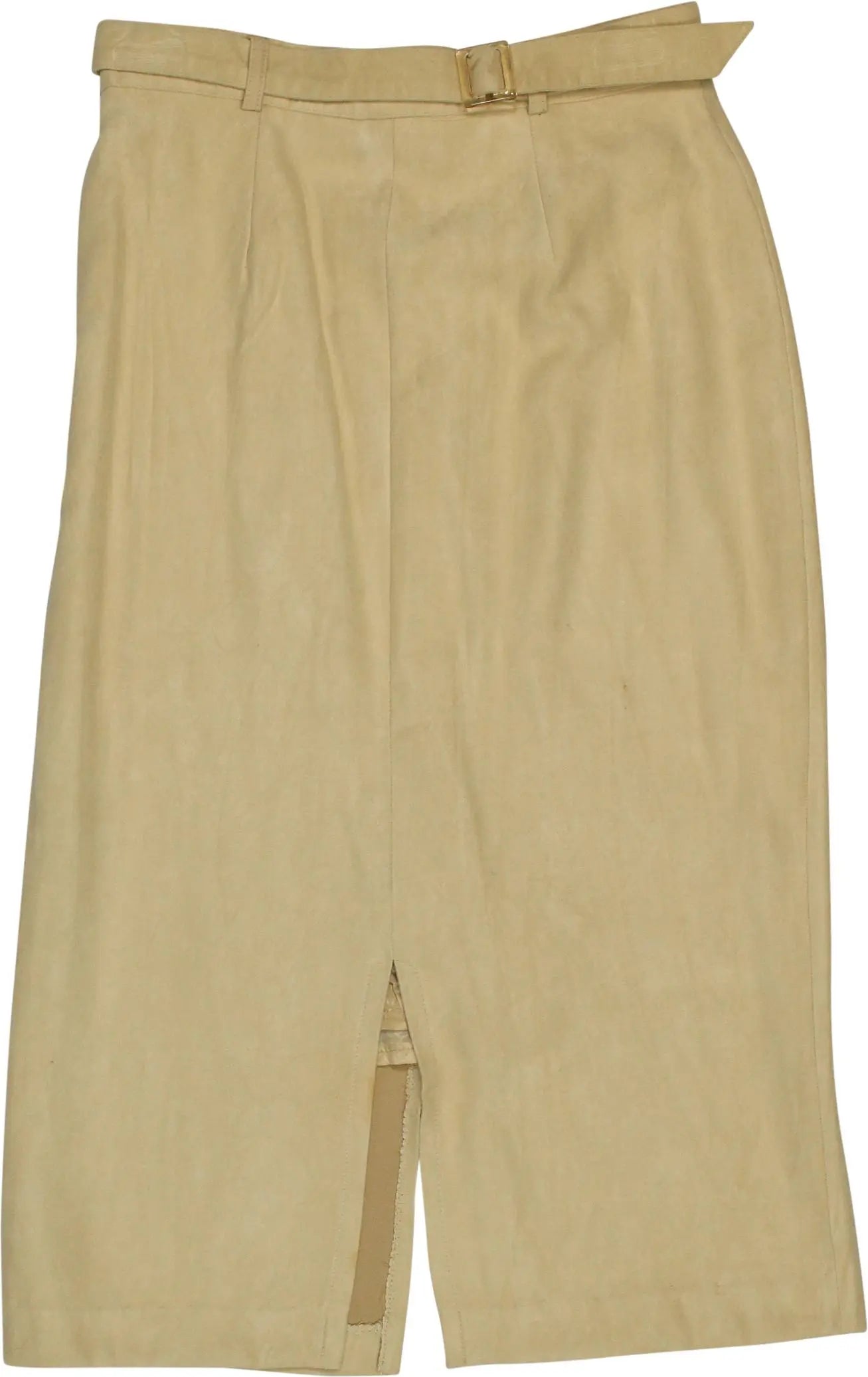 Miss Etam - Beige pencil skirt- ThriftTale.com - Vintage and second handclothing