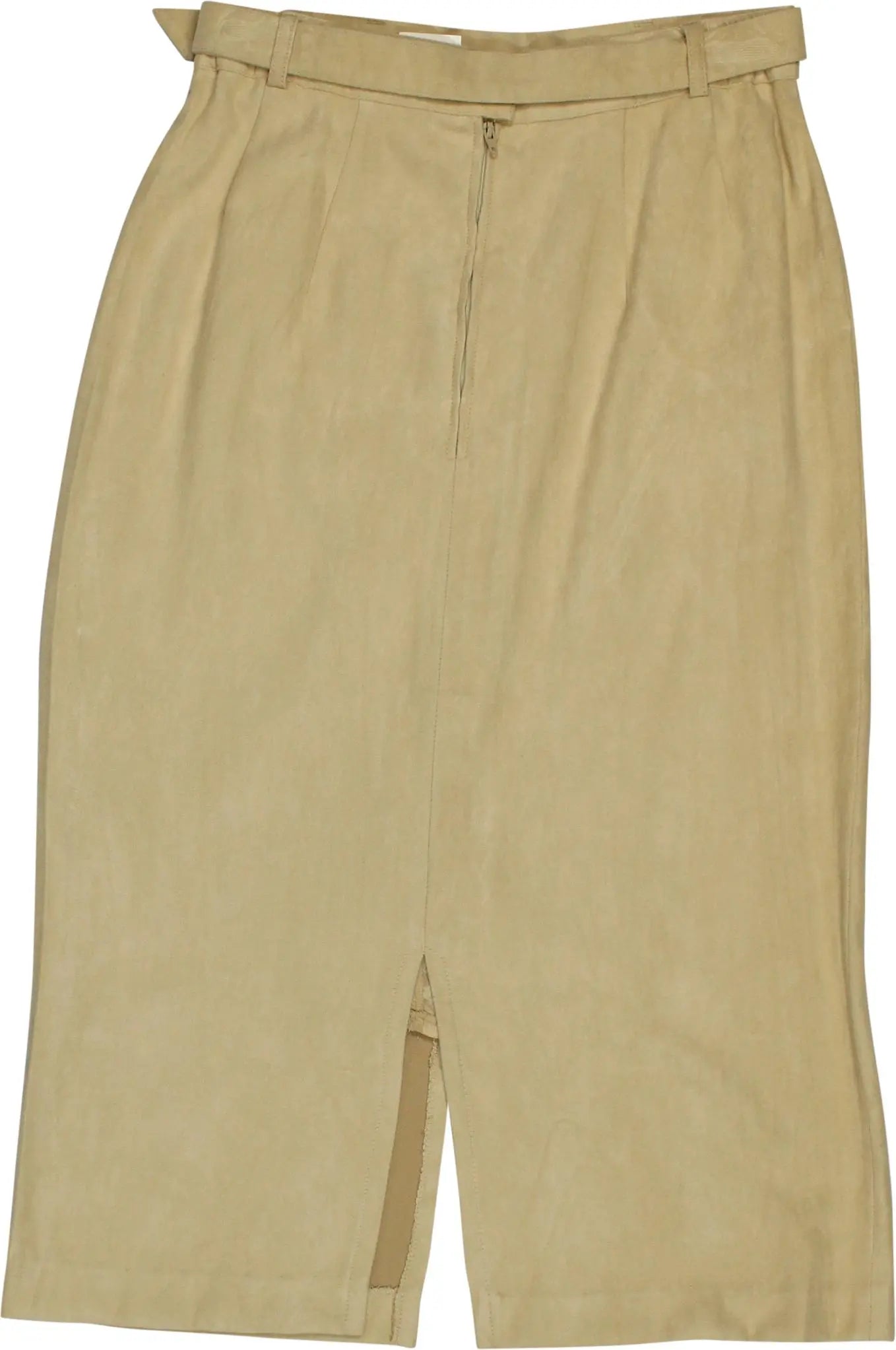 Miss Etam - Beige pencil skirt- ThriftTale.com - Vintage and second handclothing