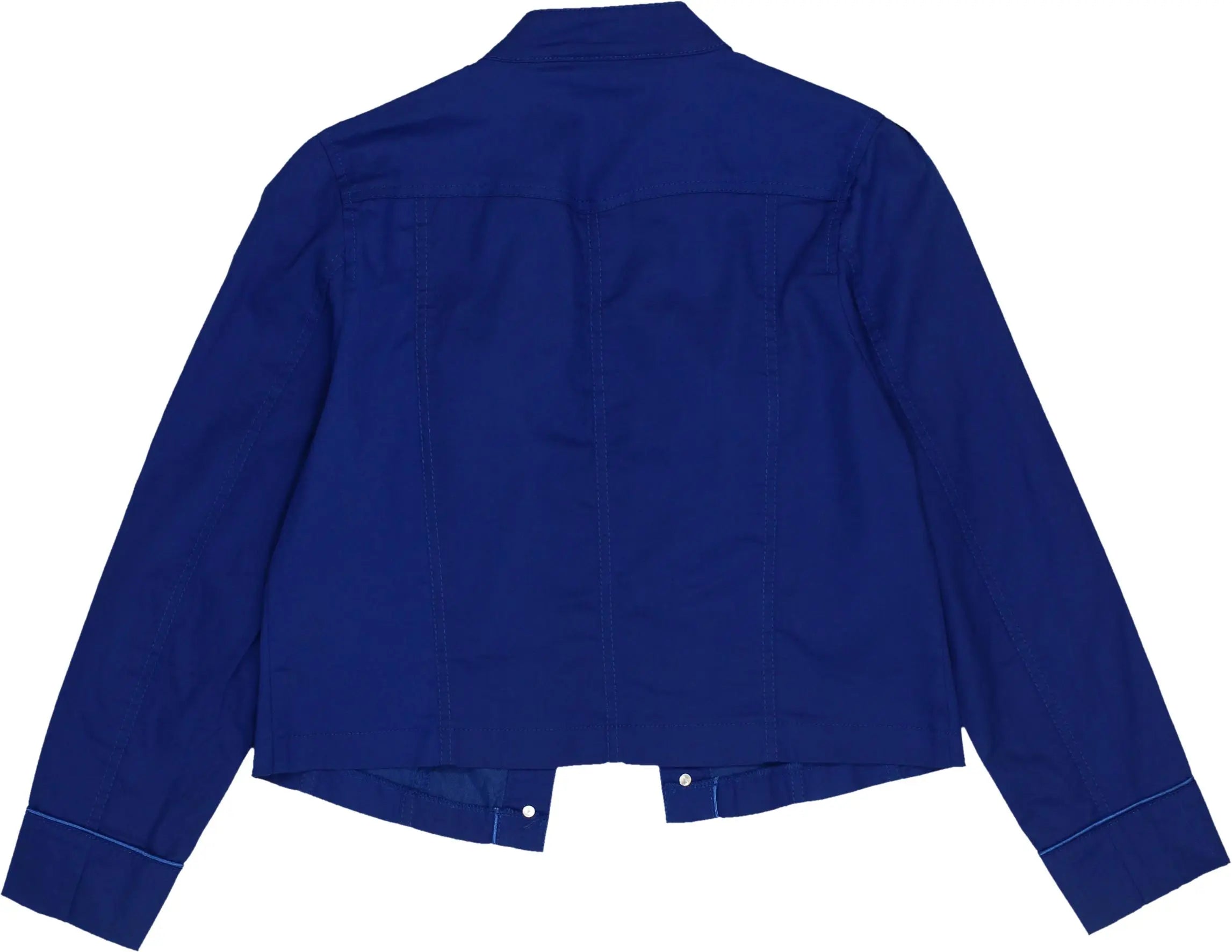 Miss Etam - Blue Jacket- ThriftTale.com - Vintage and second handclothing