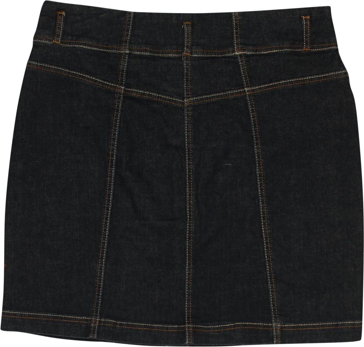 Miss Etam - Denim Skirt- ThriftTale.com - Vintage and second handclothing