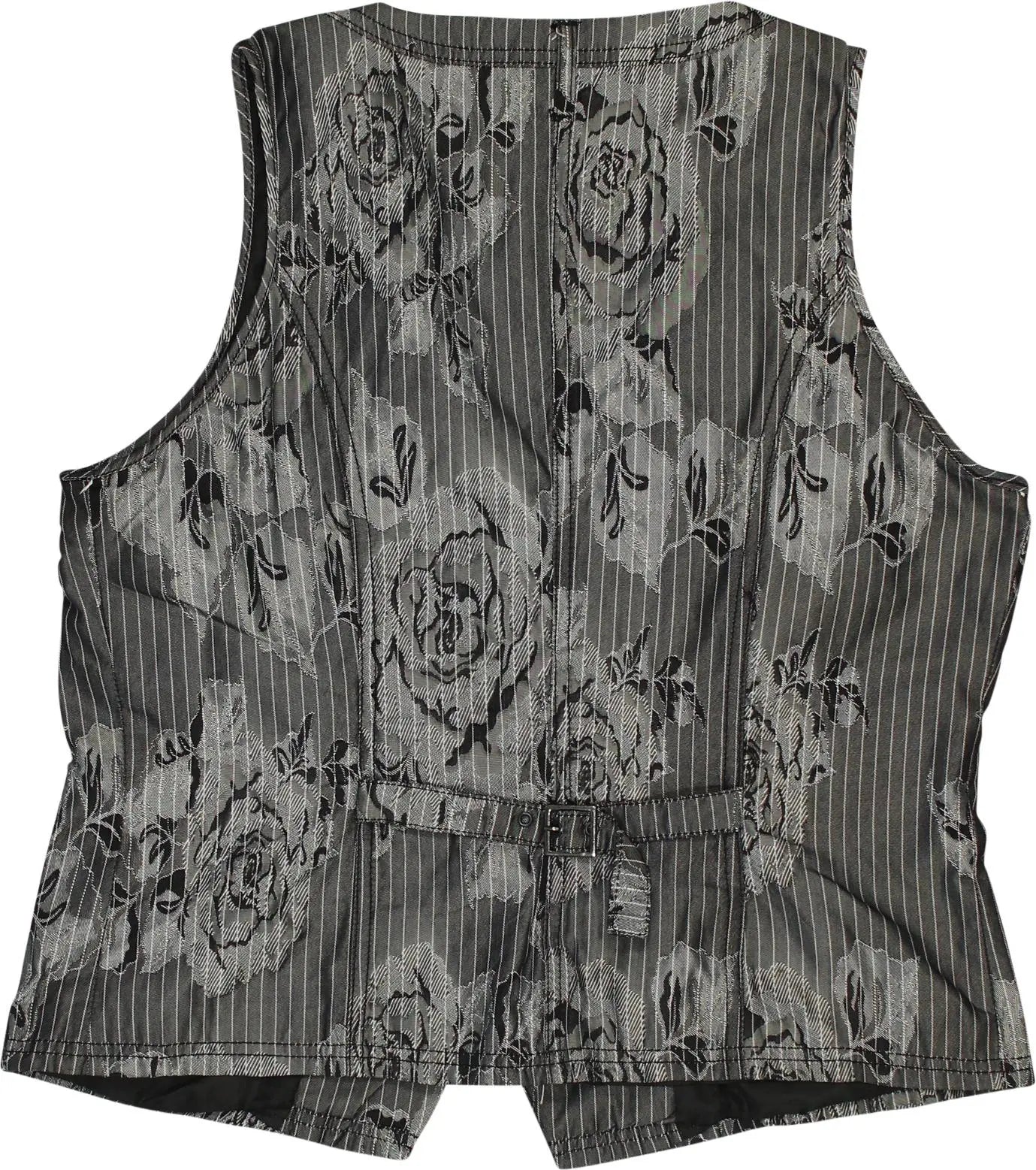 Miss Etam - Patterned Waistcoat- ThriftTale.com - Vintage and second handclothing