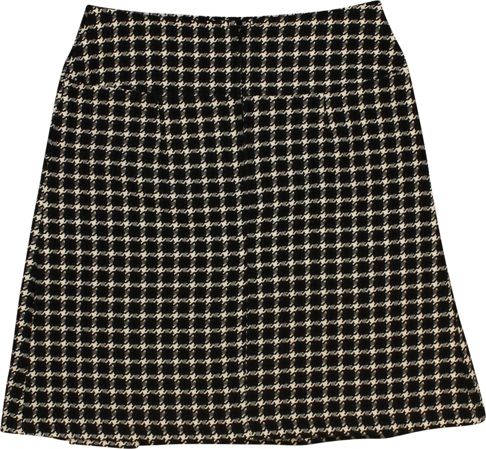 Miss Etam - Pied de Poule Skirt- ThriftTale.com - Vintage and second handclothing