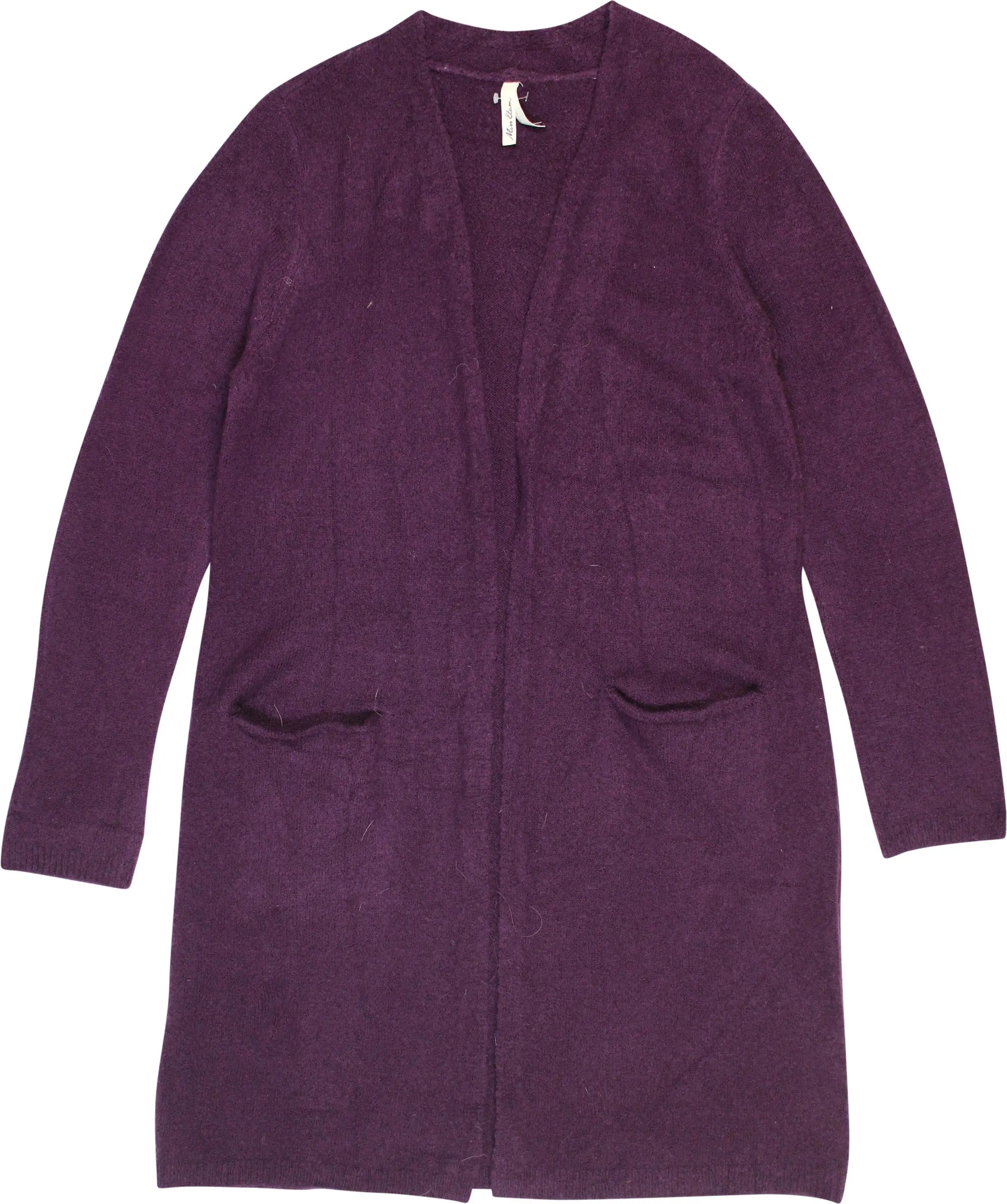 Miss Etam - Purple Long Cardigan- ThriftTale.com - Vintage and second handclothing