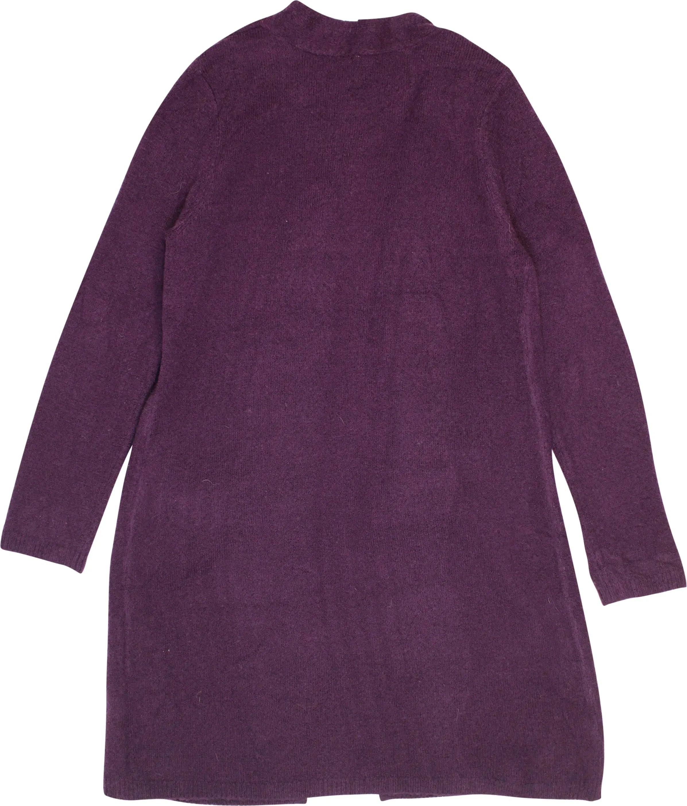Miss Etam - Purple Long Cardigan- ThriftTale.com - Vintage and second handclothing