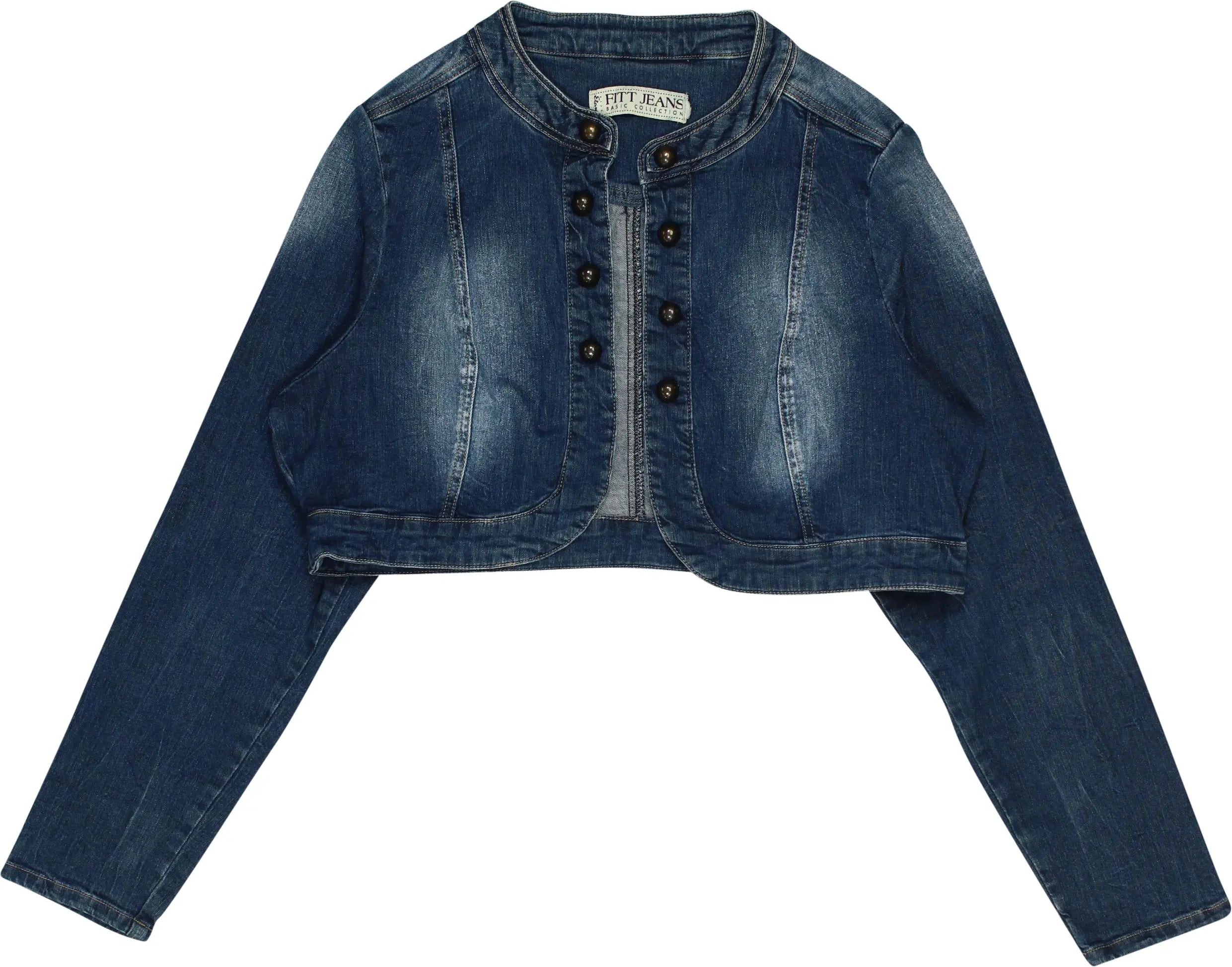 Miss Etam - Short Denim Jacket- ThriftTale.com - Vintage and second handclothing