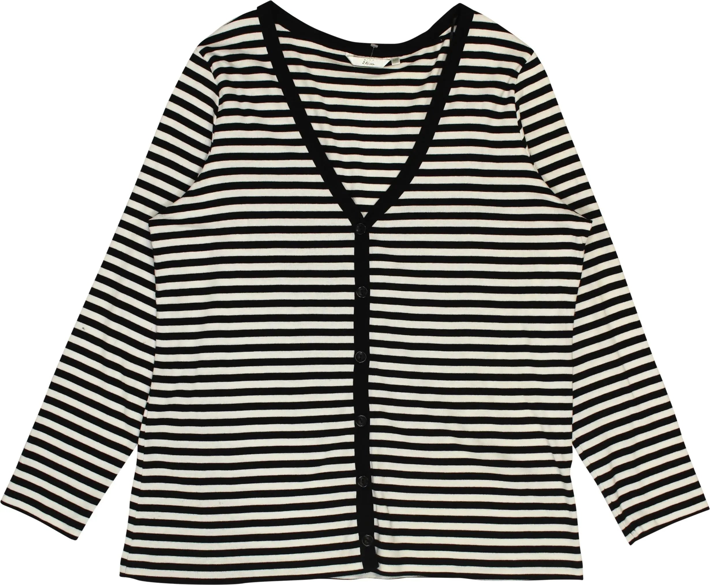 Miss Etam - Striped Cardigan- ThriftTale.com - Vintage and second handclothing