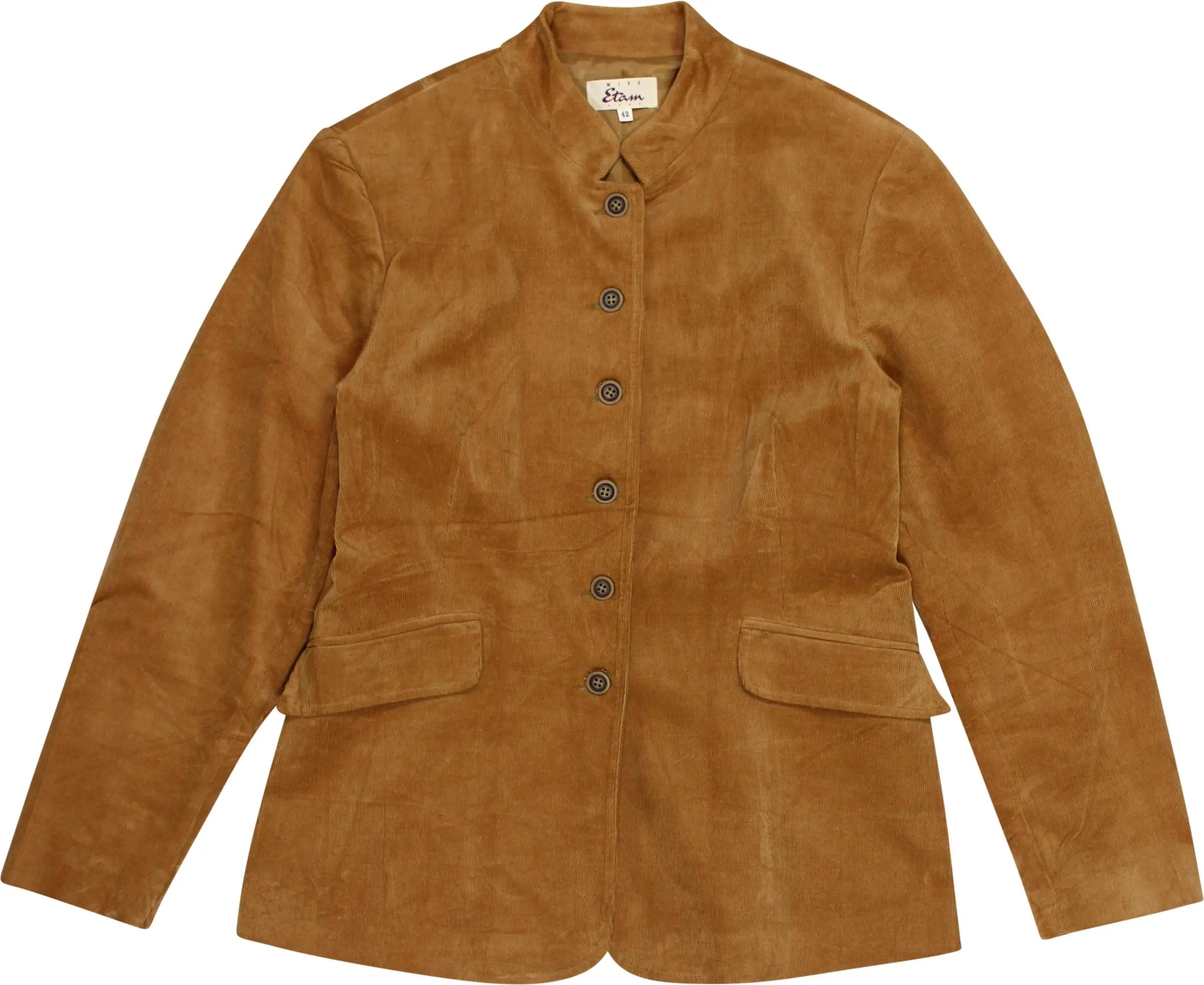 Miss Etam - Work Wear Inspired Corduroy Jacket- ThriftTale.com - Vintage and second handclothing