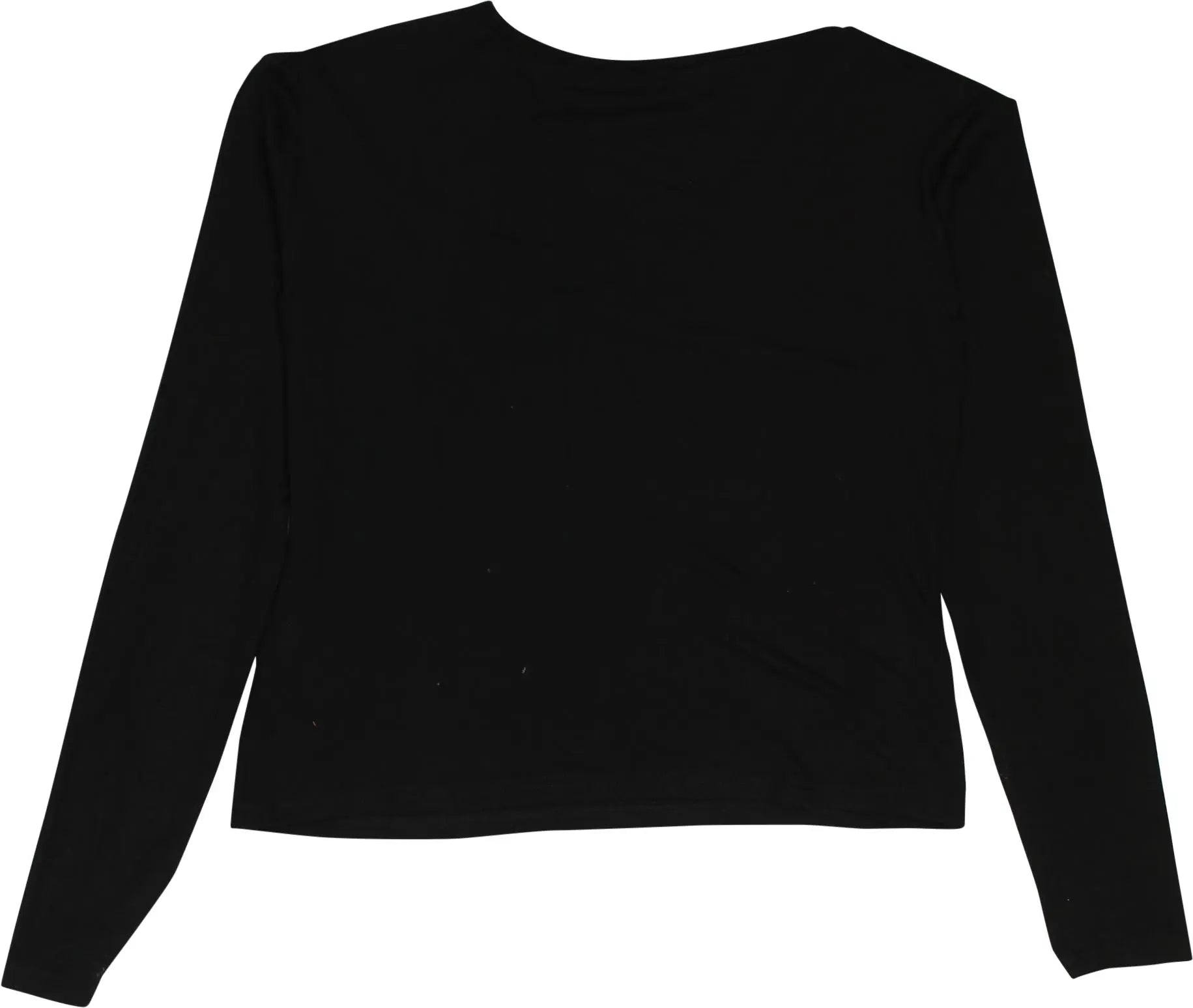 Miss Sixty - Black Long Sleeve T-shirt- ThriftTale.com - Vintage and second handclothing