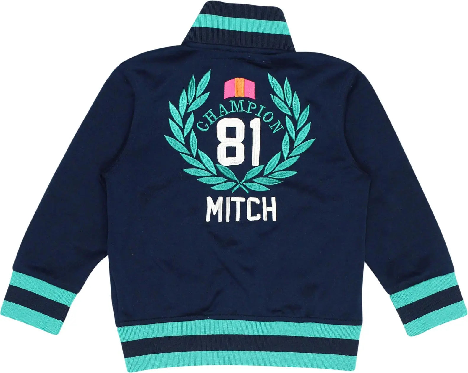 Mitch - Blue Zip-up Cardigan- ThriftTale.com - Vintage and second handclothing
