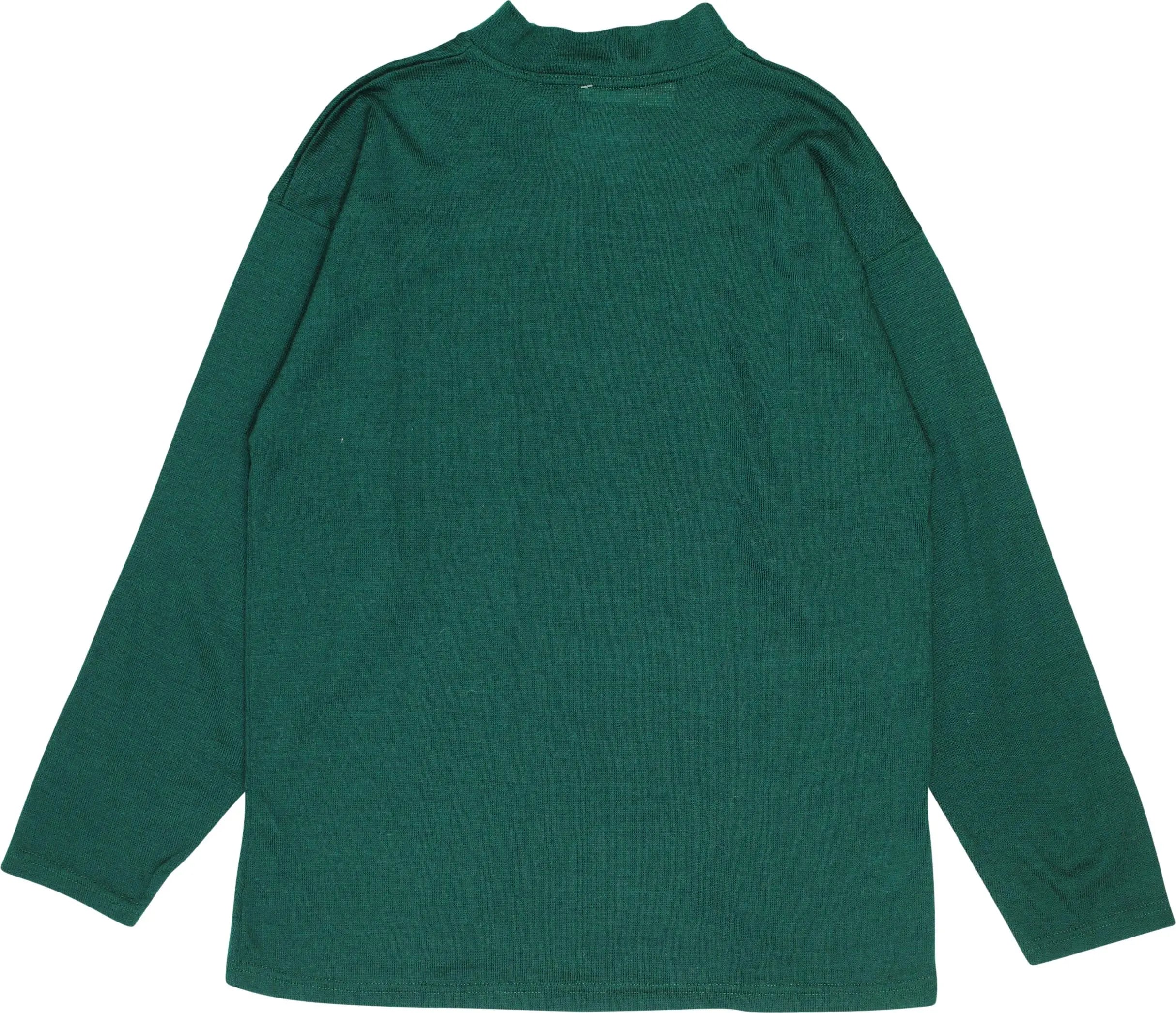 Moda & Ballo - Green Jumper- ThriftTale.com - Vintage and second handclothing