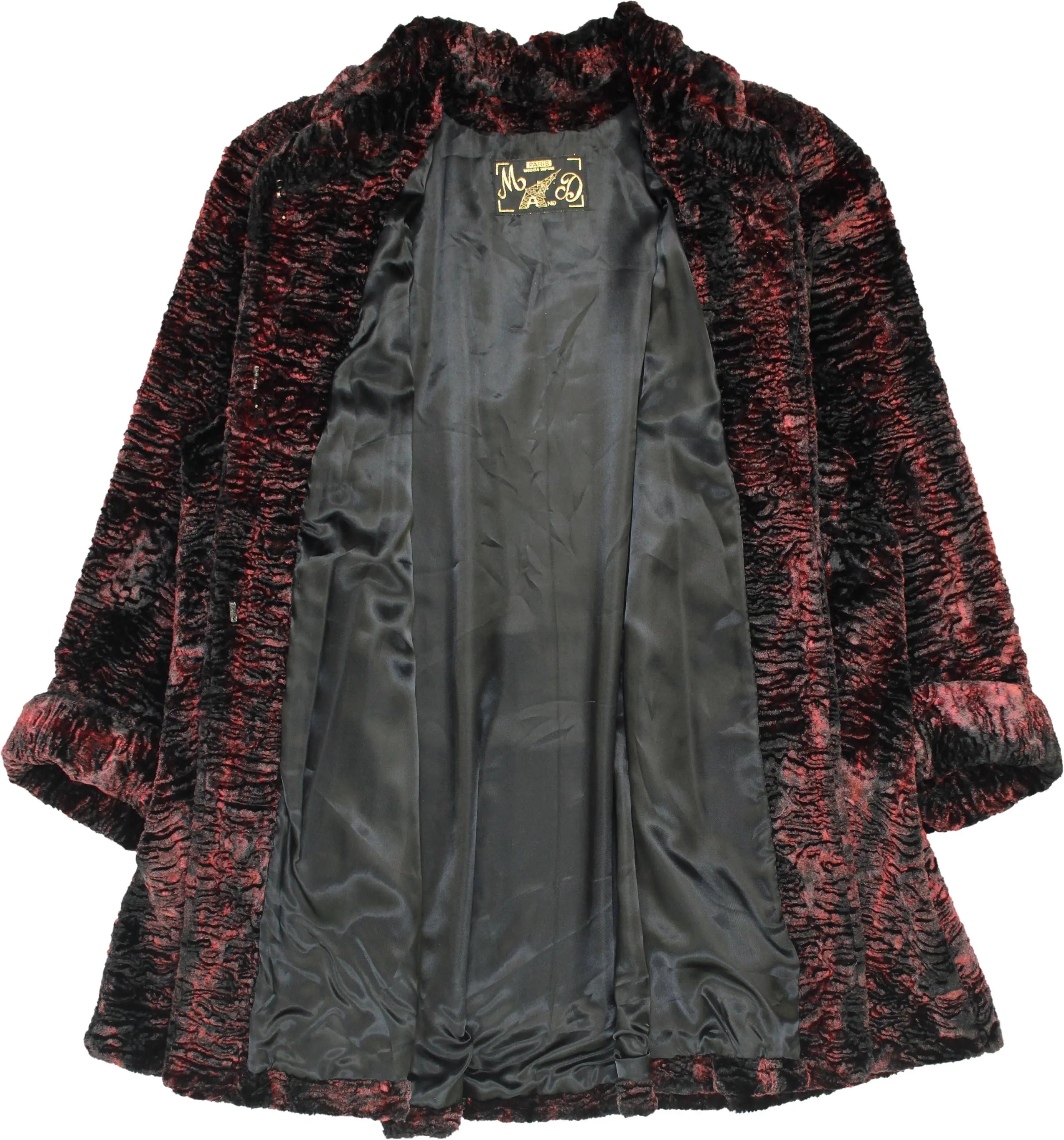 Modele Depose - Faux Fur Coat- ThriftTale.com - Vintage and second handclothing