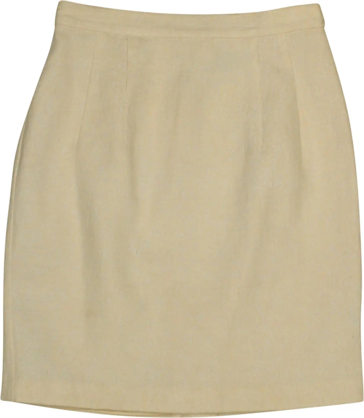 Modern Woman Dress In - Cream mini skirt- ThriftTale.com - Vintage and second handclothing
