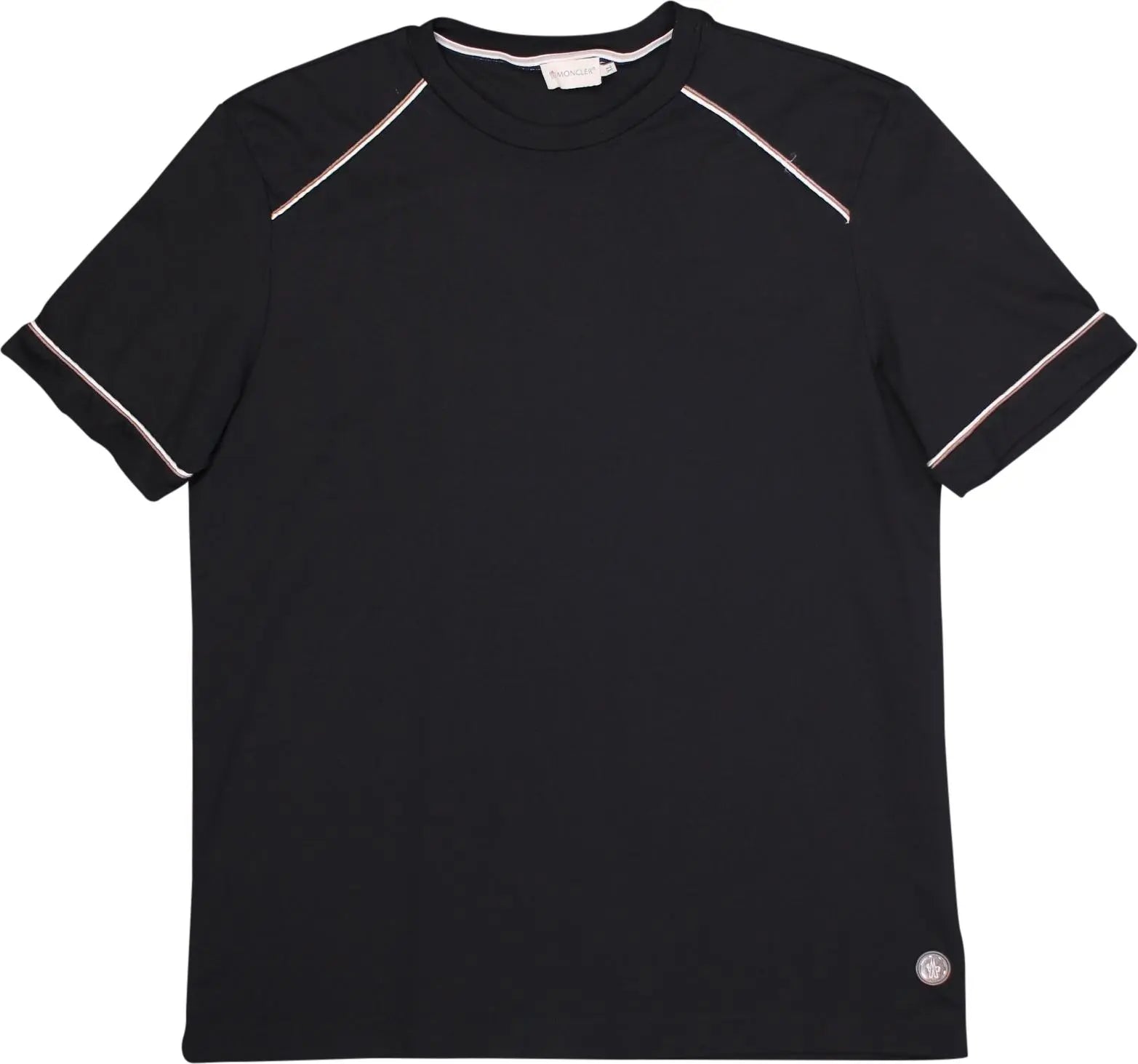 Moncler - Black T-shirt by Moncler- ThriftTale.com - Vintage and second handclothing
