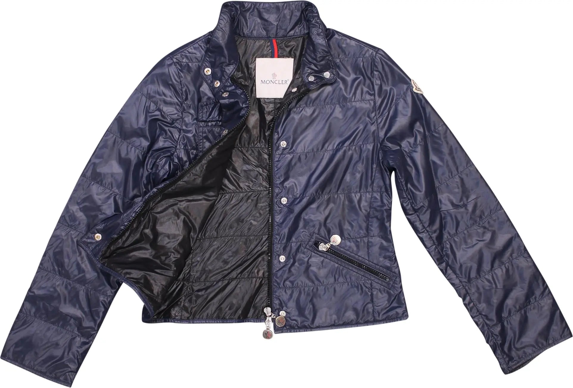 Moncler - Blue Moncler Jacket- ThriftTale.com - Vintage and second handclothing