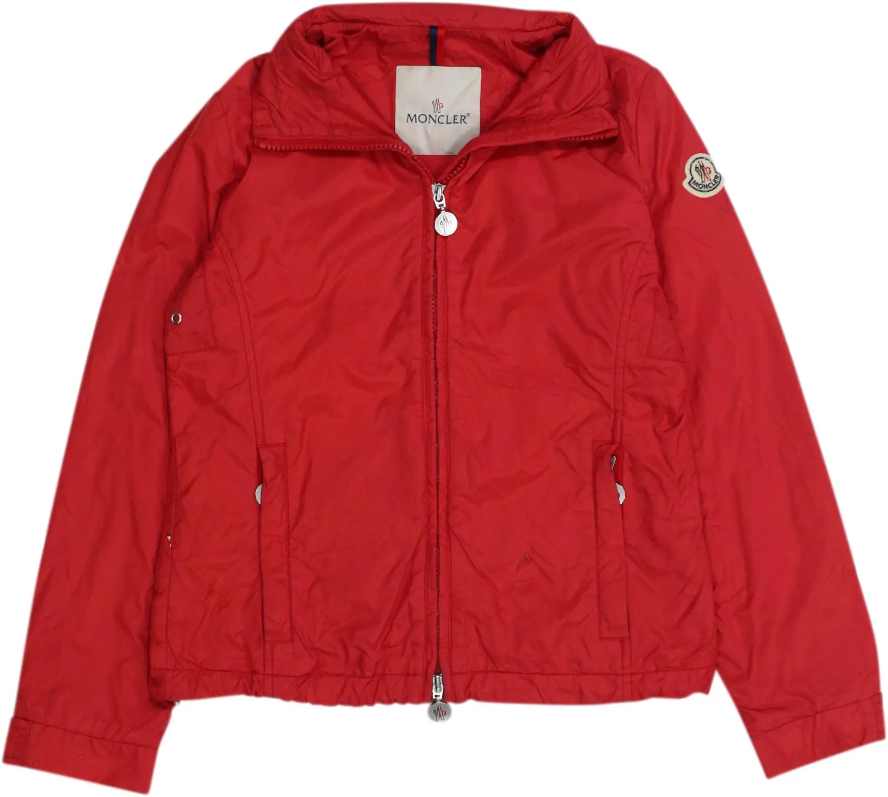 Moncler - Red Jacket by Moncler- ThriftTale.com - Vintage and second handclothing