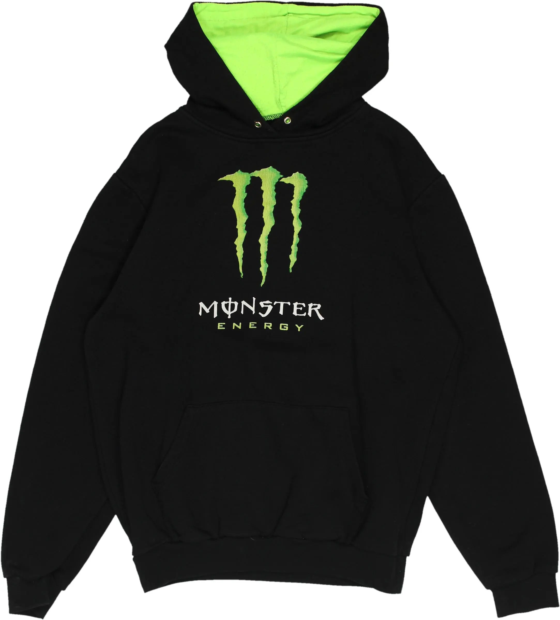 Monster Energy - Black Hoodie by Monster Energy- ThriftTale.com - Vintage and second handclothing