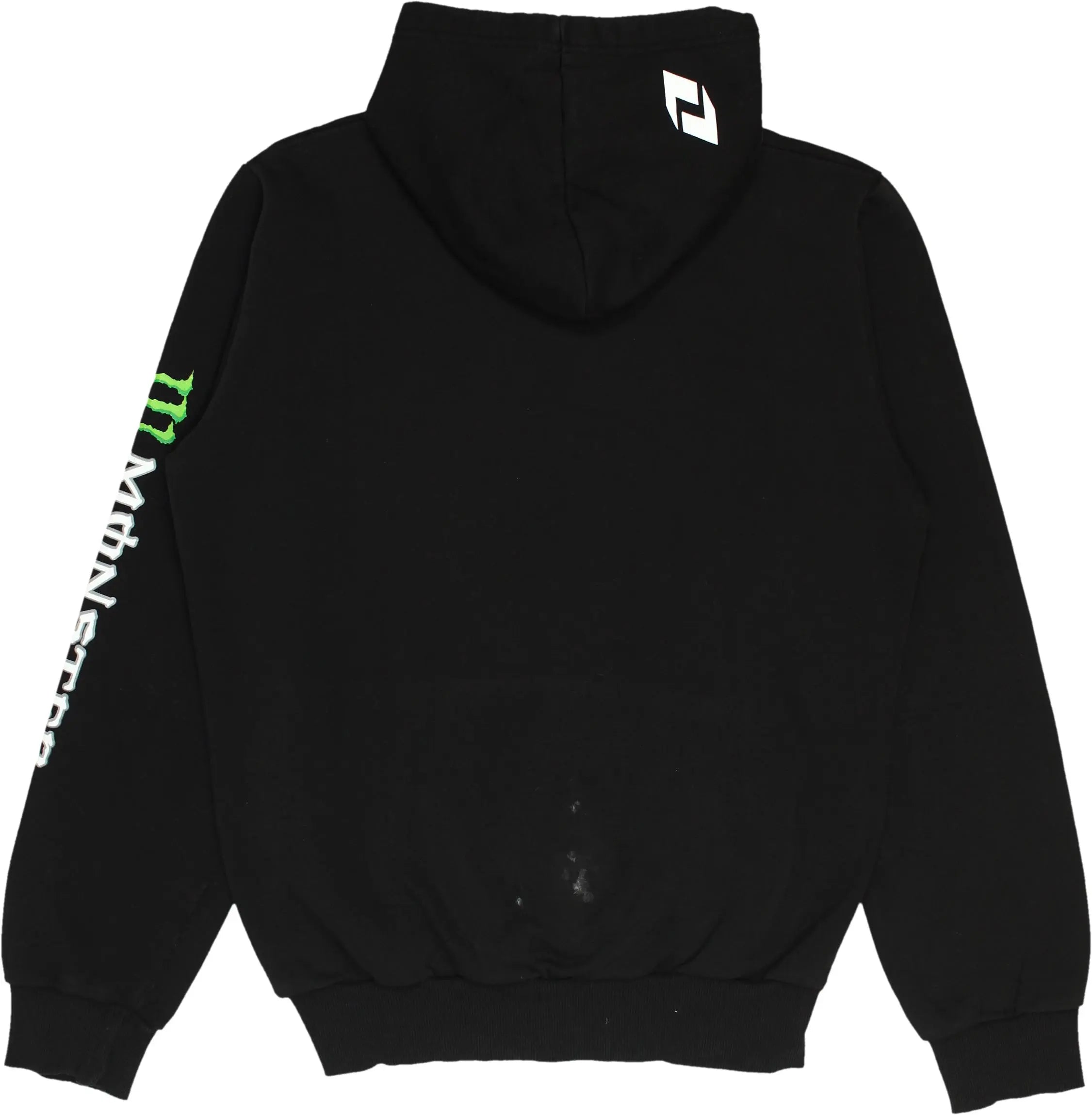 Monster Energy - Black Monster Energy Hoodie- ThriftTale.com - Vintage and second handclothing
