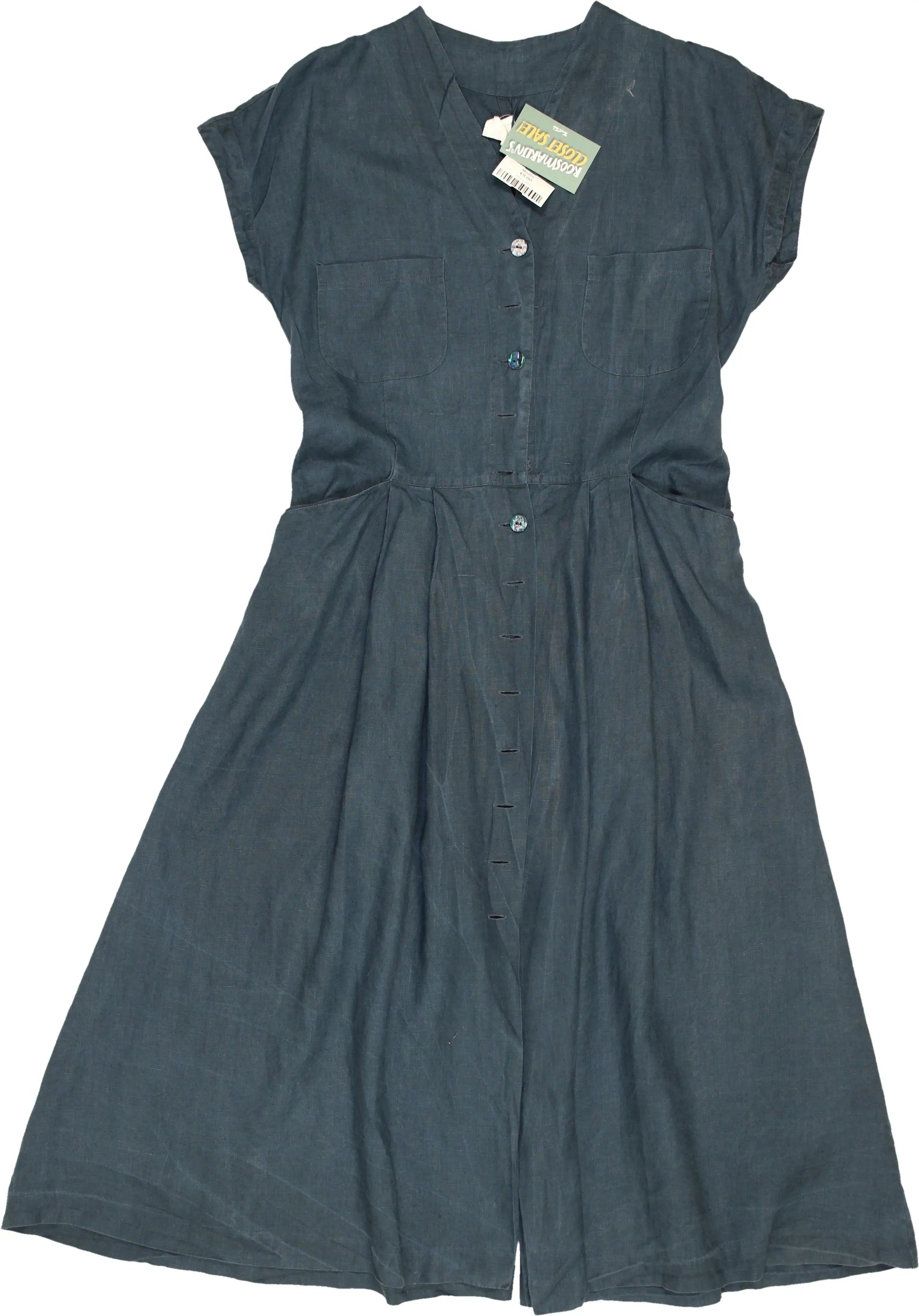 Morélle - Linen Dress- ThriftTale.com - Vintage and second handclothing