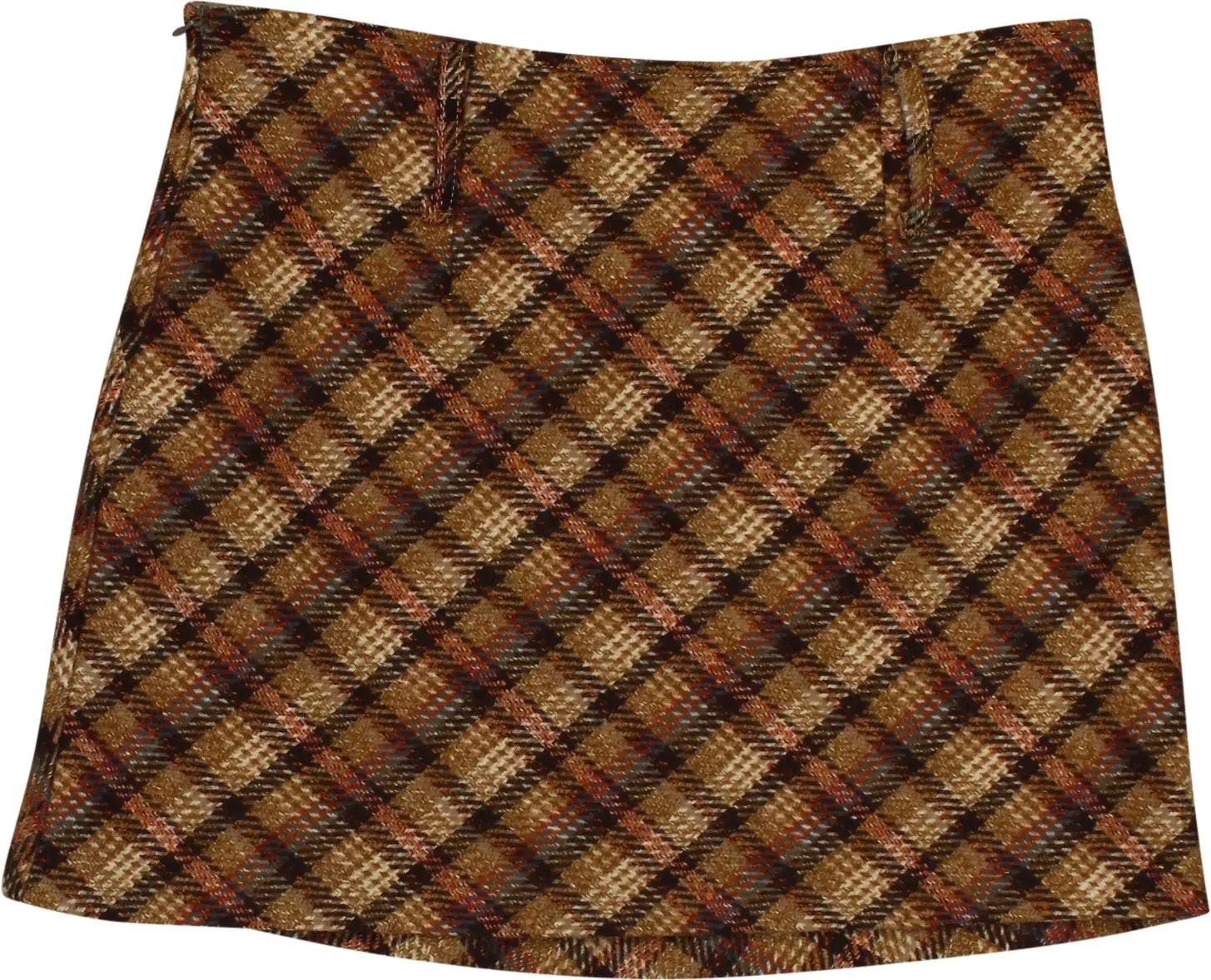 Mötivi - 00s Wool Tartan Skirt- ThriftTale.com - Vintage and second handclothing
