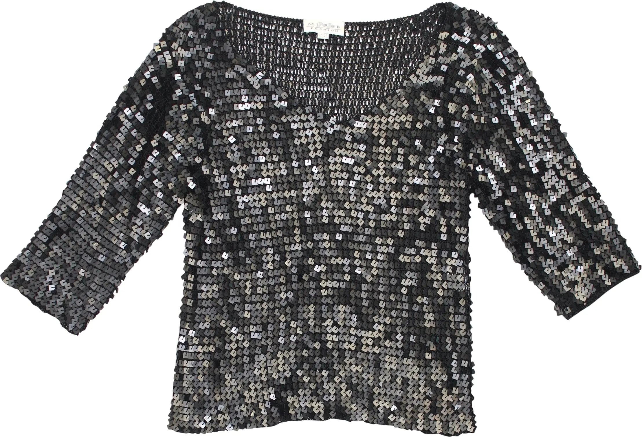 Murek Fashion - Sequin Top- ThriftTale.com - Vintage and second handclothing