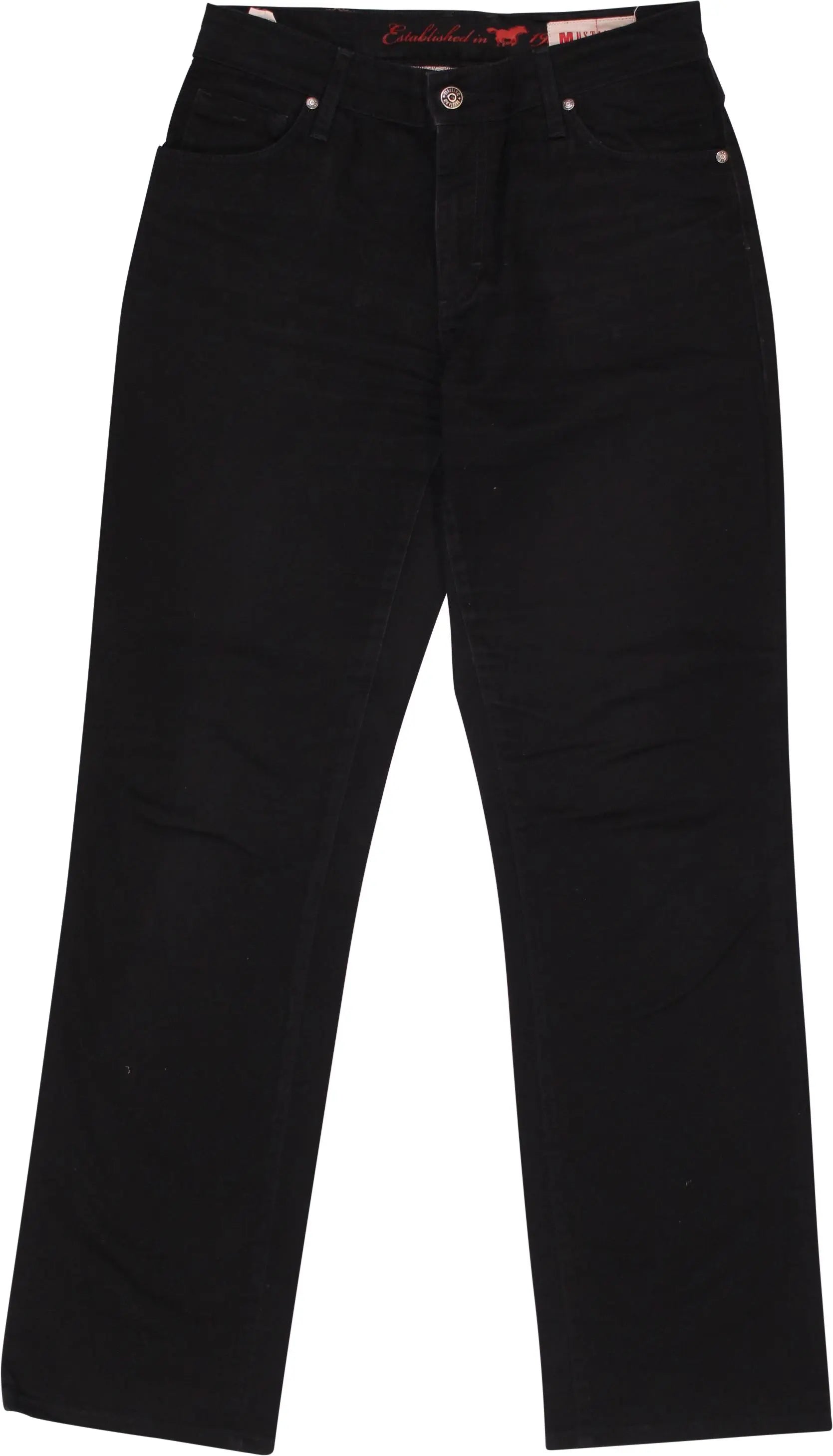 Mustang - Black Regular Jeans by Mustang- ThriftTale.com - Vintage and second handclothing