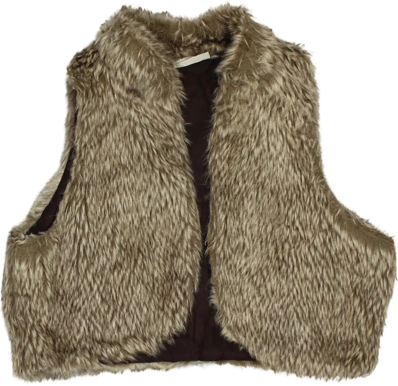 My Style - Faux Fur Waistcoat- ThriftTale.com - Vintage and second handclothing