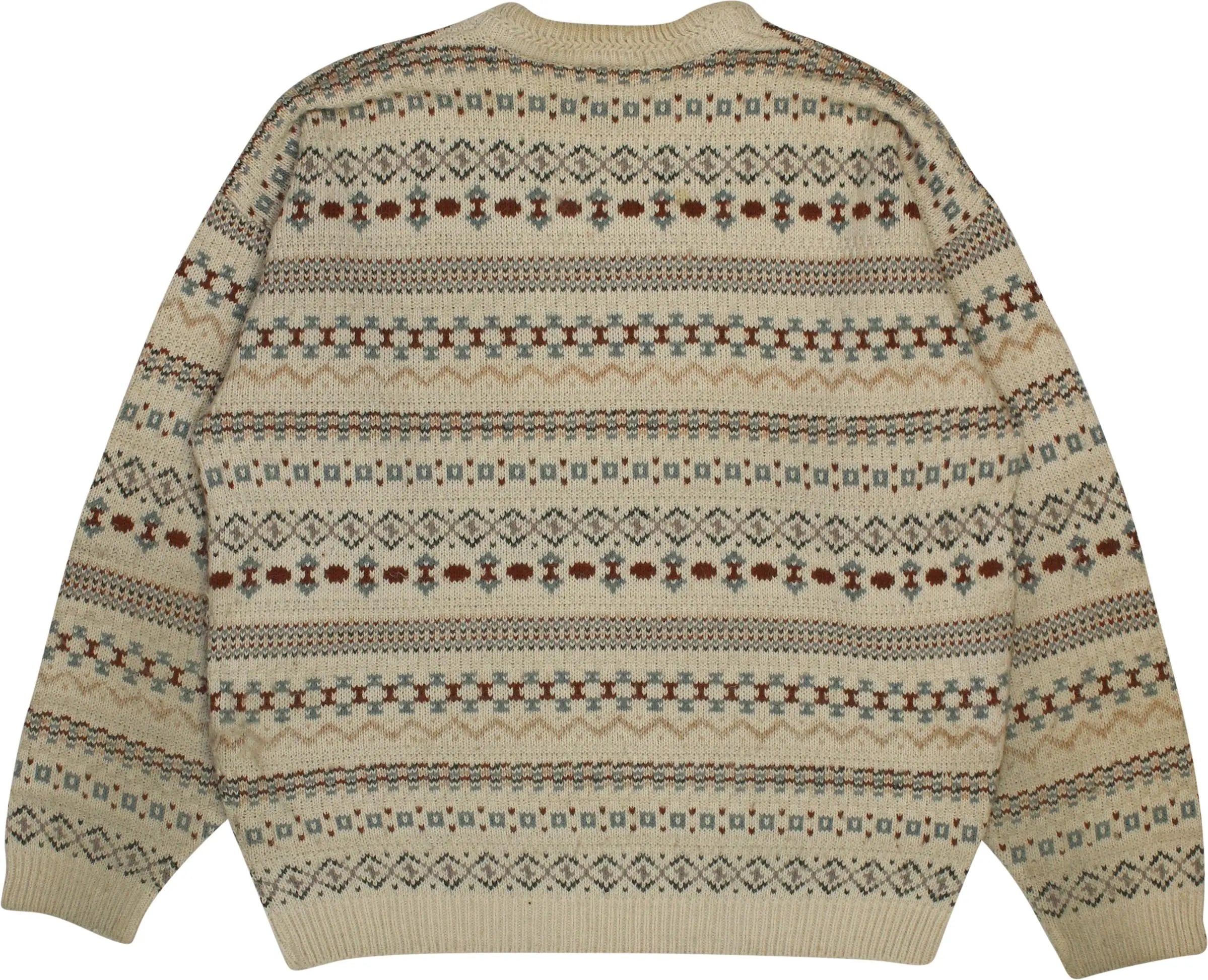 N. Classic. B - Patterned Jumper- ThriftTale.com - Vintage and second handclothing