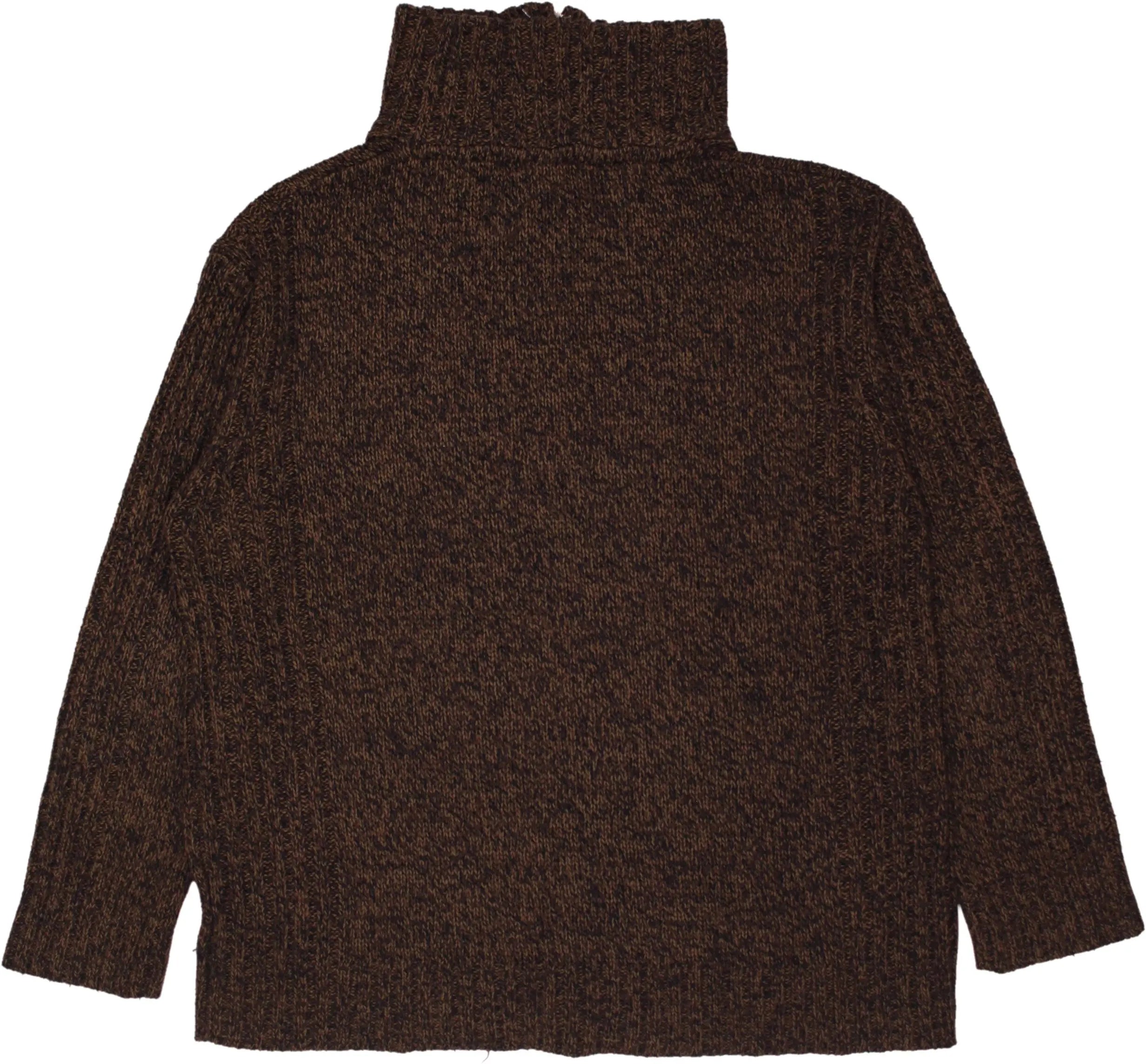 NFG Industries - Brown Knitted Sweater- ThriftTale.com - Vintage and second handclothing