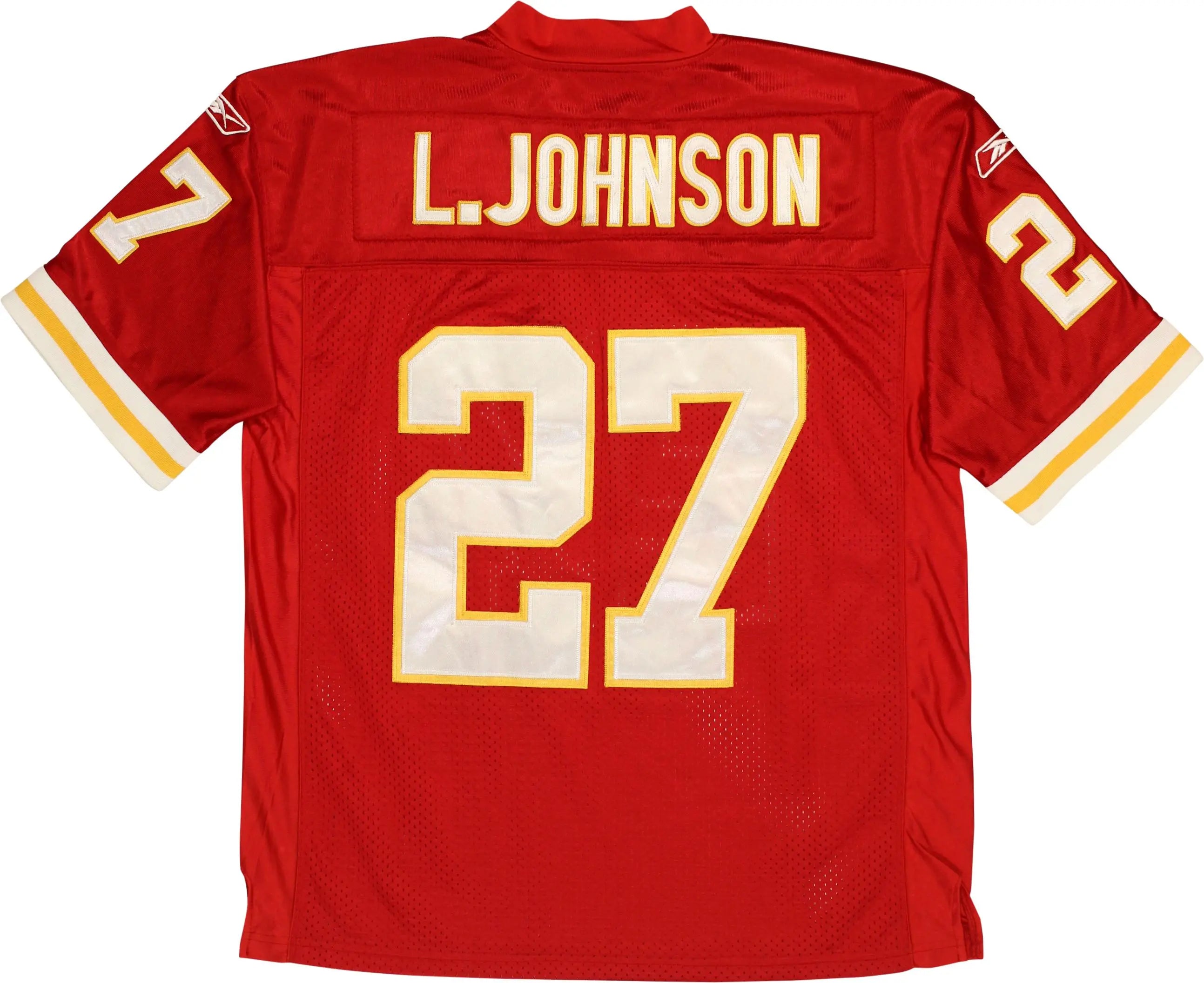 NFL Kansas City discount Cheifs Larry Johnson jersey bundle lot