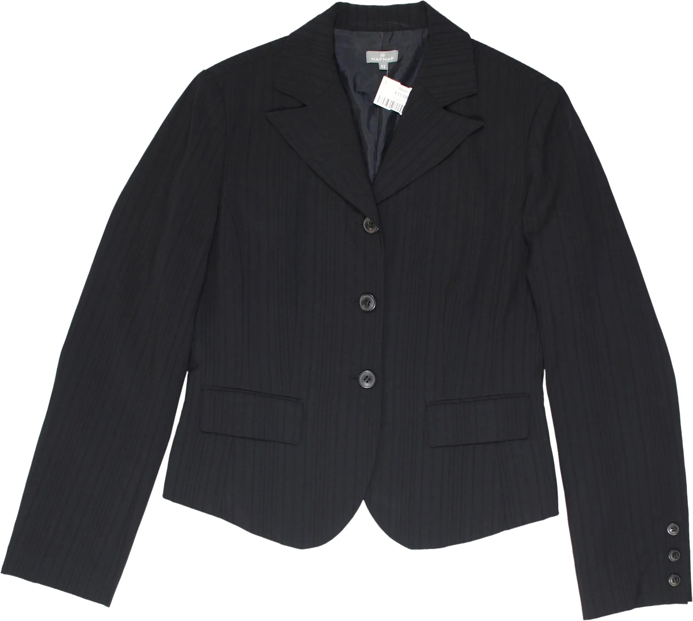 Naf Naf - Black blazer- ThriftTale.com - Vintage and second handclothing
