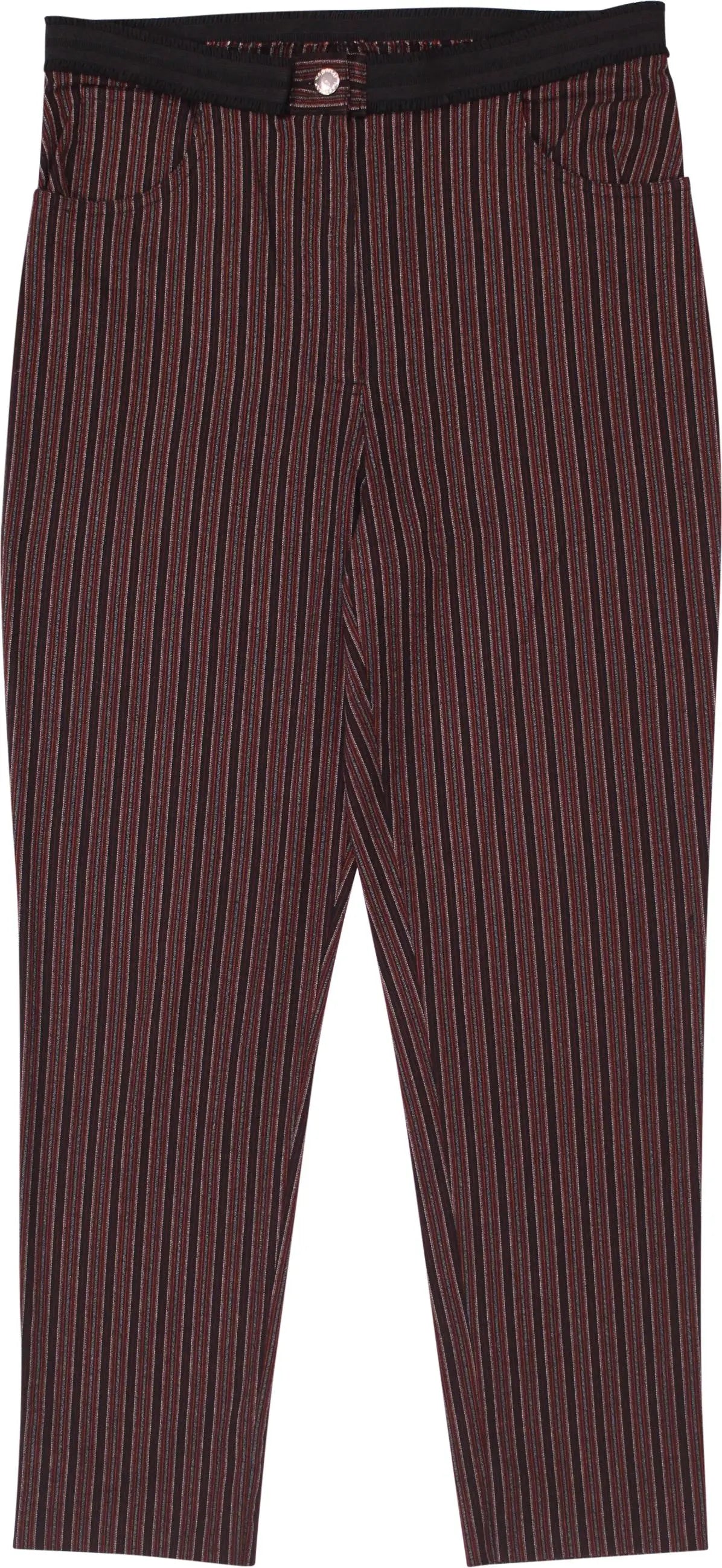 Naf Naf - Striped Pants by Naf Naf- ThriftTale.com - Vintage and second handclothing
