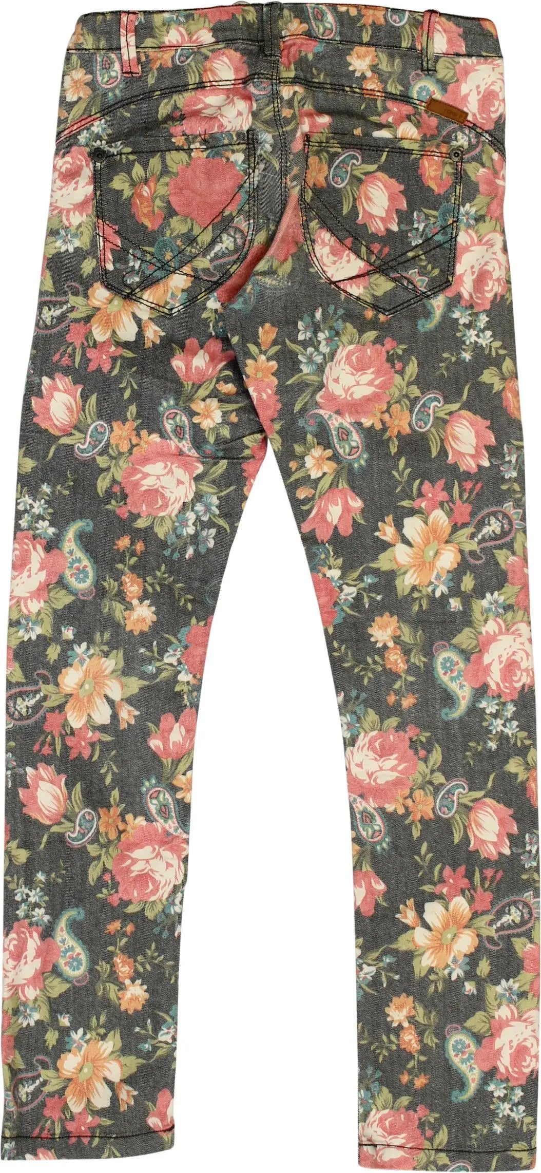 Name it - Floral Jeans- ThriftTale.com - Vintage and second handclothing