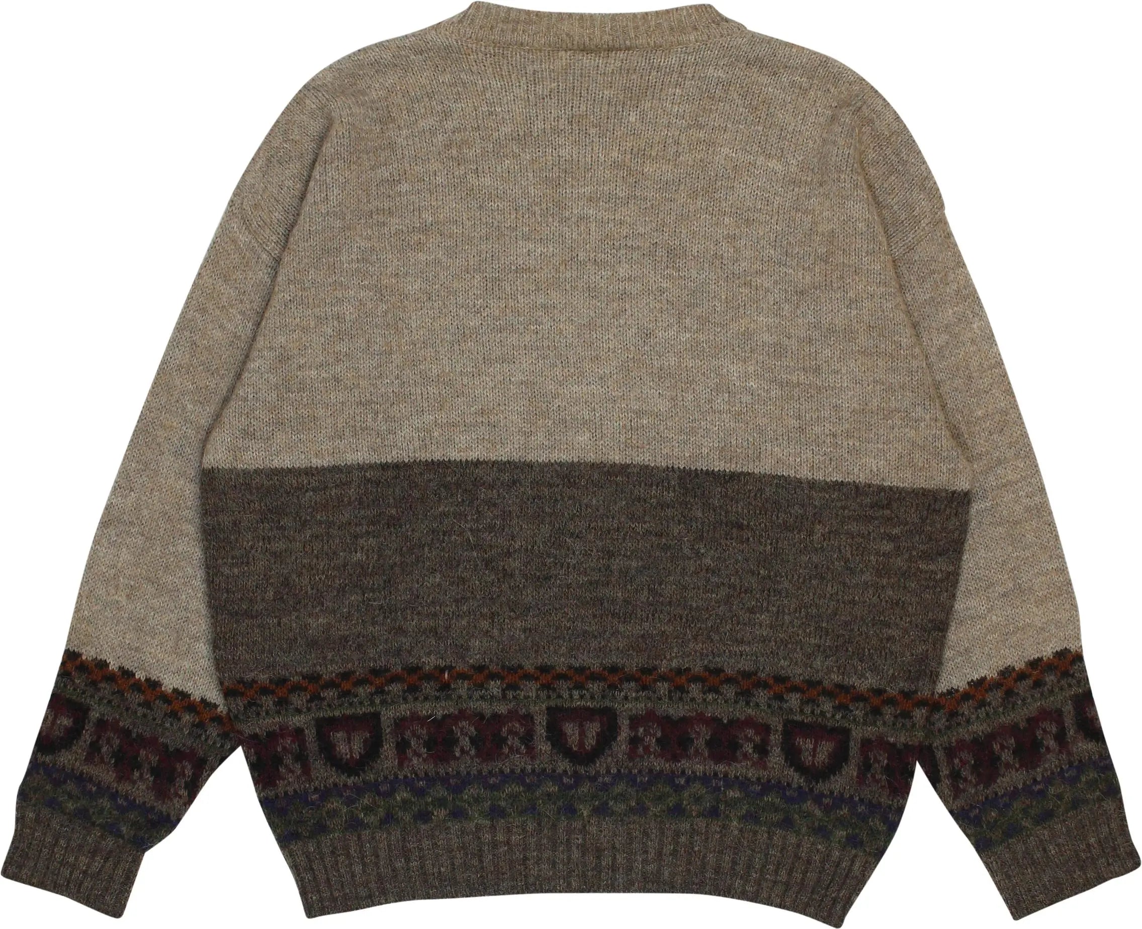 Nani Bon - Knitted Jumper with Embroided Print- ThriftTale.com - Vintage and second handclothing