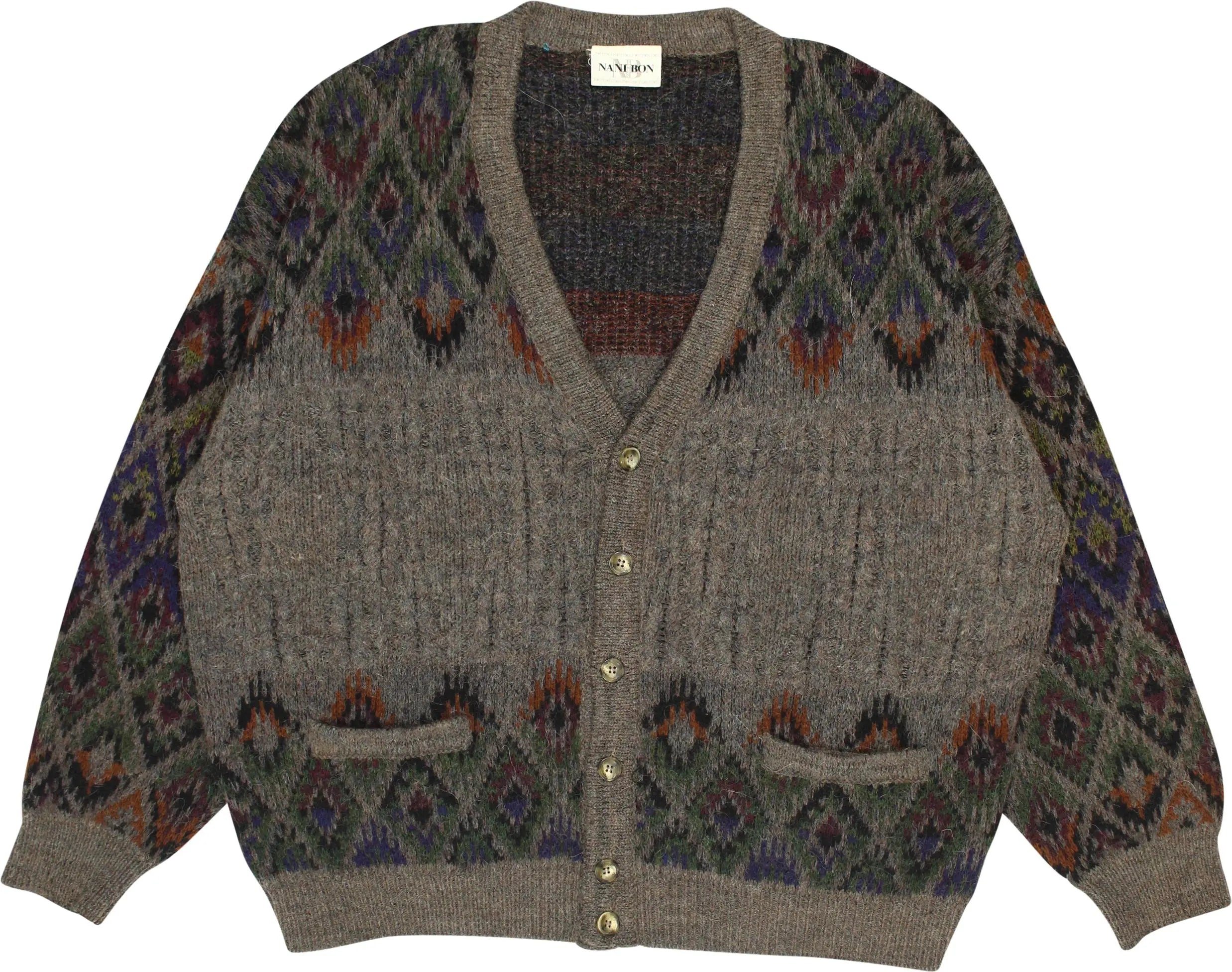 Nani Bon - Wool Blend Cardigan- ThriftTale.com - Vintage and second handclothing